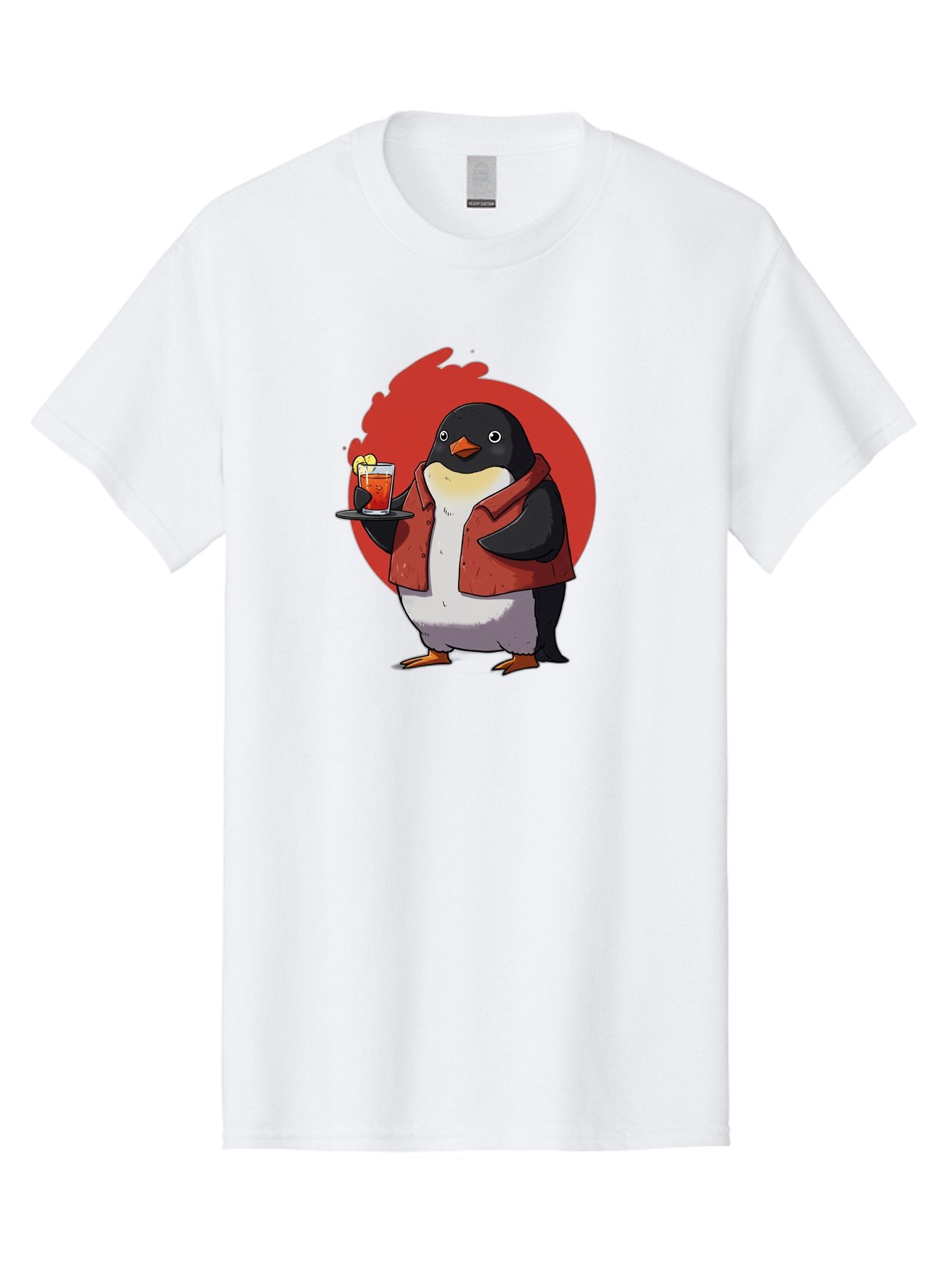 Penguin-Bartender-10 Men'S Graphic Tee, 100% Cotton, Comfortable Casual Summer Wear, Machine Washable, Vintage Camera, Old Camera, Antique Camera, Black Camera, Classic Photography, Photography Equipment, Nostalgic Device, Film Camera, Baf967 6