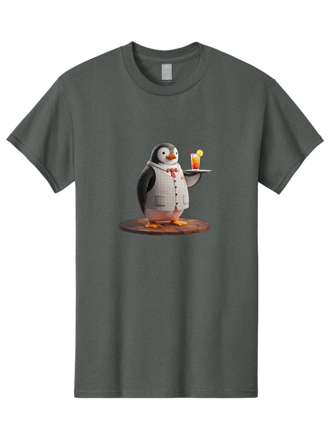 Penguin-Bartender-11 Men'S Graphic Tee, 100% Cotton, Comfortable Casual Summer Wear, Machine Washable, Vintage Camera, Old Camera, Antique Camera, Black Camera, Classic Photography, Photography Equipment, Nostalgic Device, Film Camera, Baf968