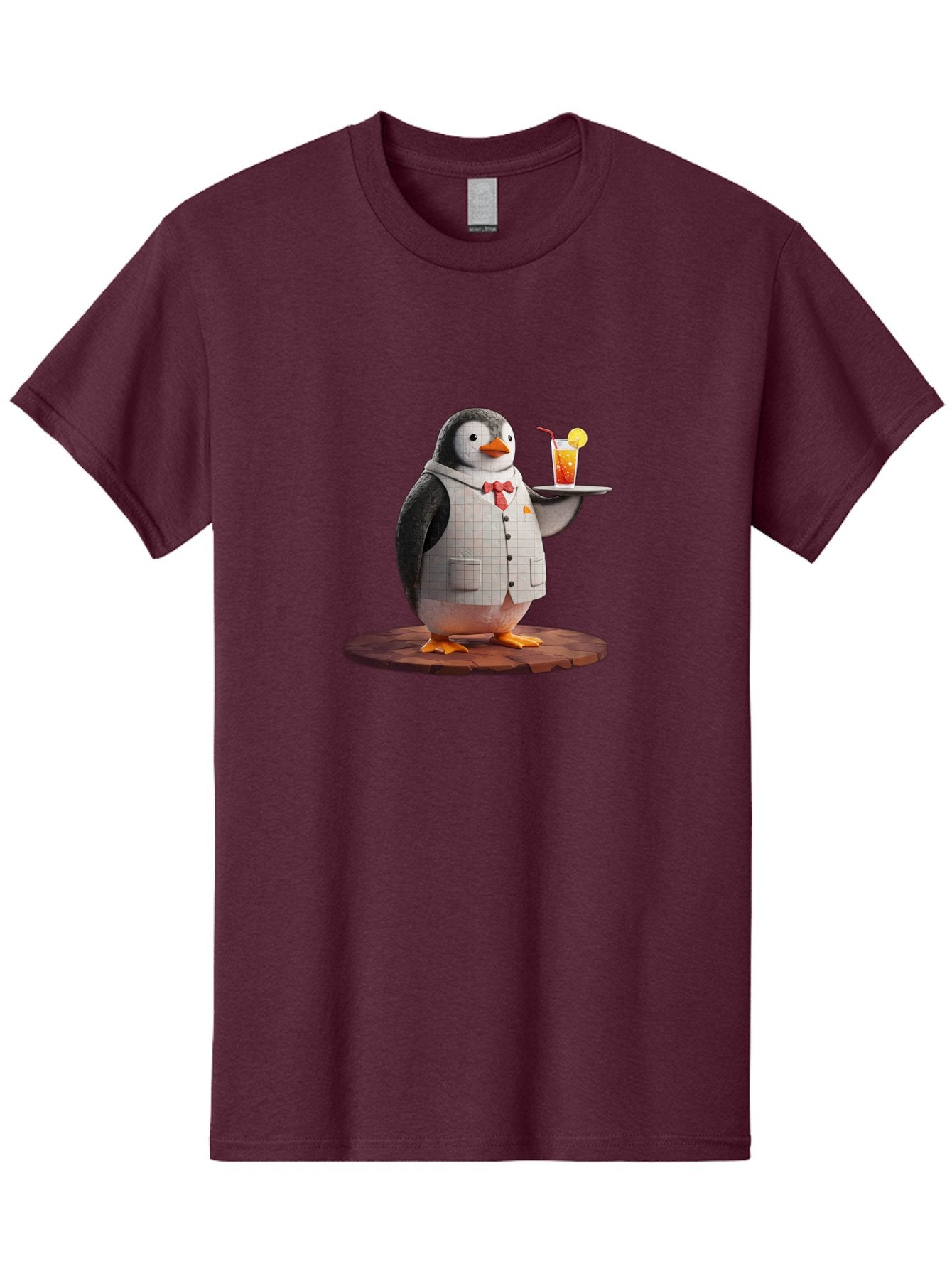 Penguin-Bartender-11 Men'S Graphic Tee, 100% Cotton, Comfortable Casual Summer Wear, Machine Washable, Vintage Camera, Old Camera, Antique Camera, Black Camera, Classic Photography, Photography Equipment, Nostalgic Device, Film Camera, Baf968 13