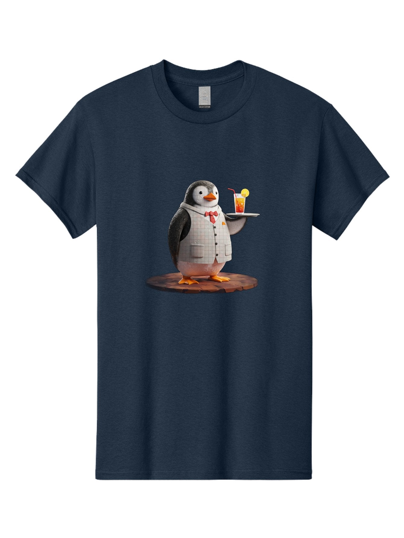 Penguin-Bartender-11 Men'S Graphic Tee, 100% Cotton, Comfortable Casual Summer Wear, Machine Washable, Vintage Camera, Old Camera, Antique Camera, Black Camera, Classic Photography, Photography Equipment, Nostalgic Device, Film Camera, Baf968 4