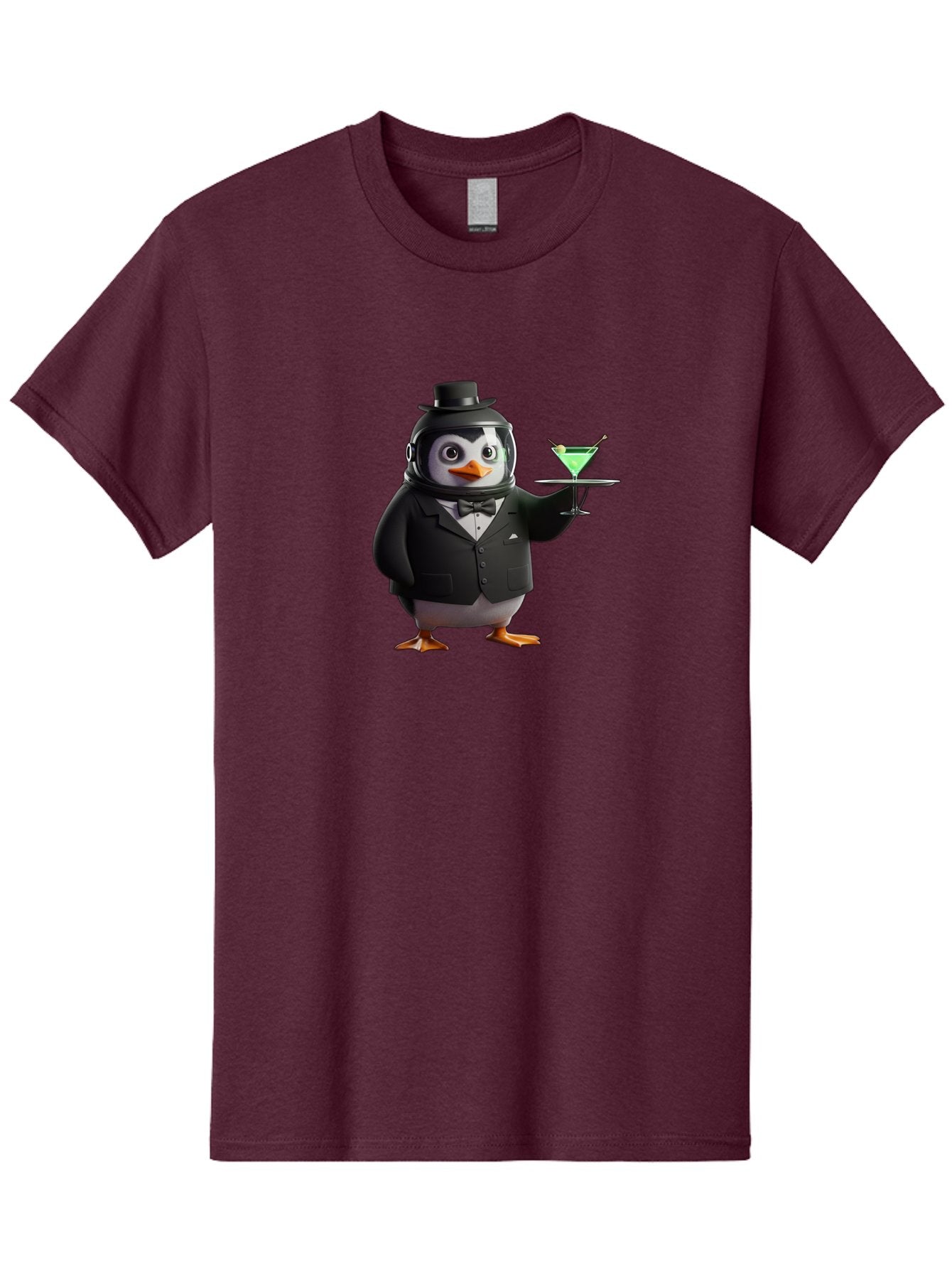 Penguin-Bartender-12 Men'S Graphic Tee, 100% Cotton, Comfortable Casual Summer Wear, Machine Washable, Vintage Camera, Old Camera, Antique Camera, Black Camera, Classic Photography, Photography Equipment, Nostalgic Device, Film Camera, Baf969 8