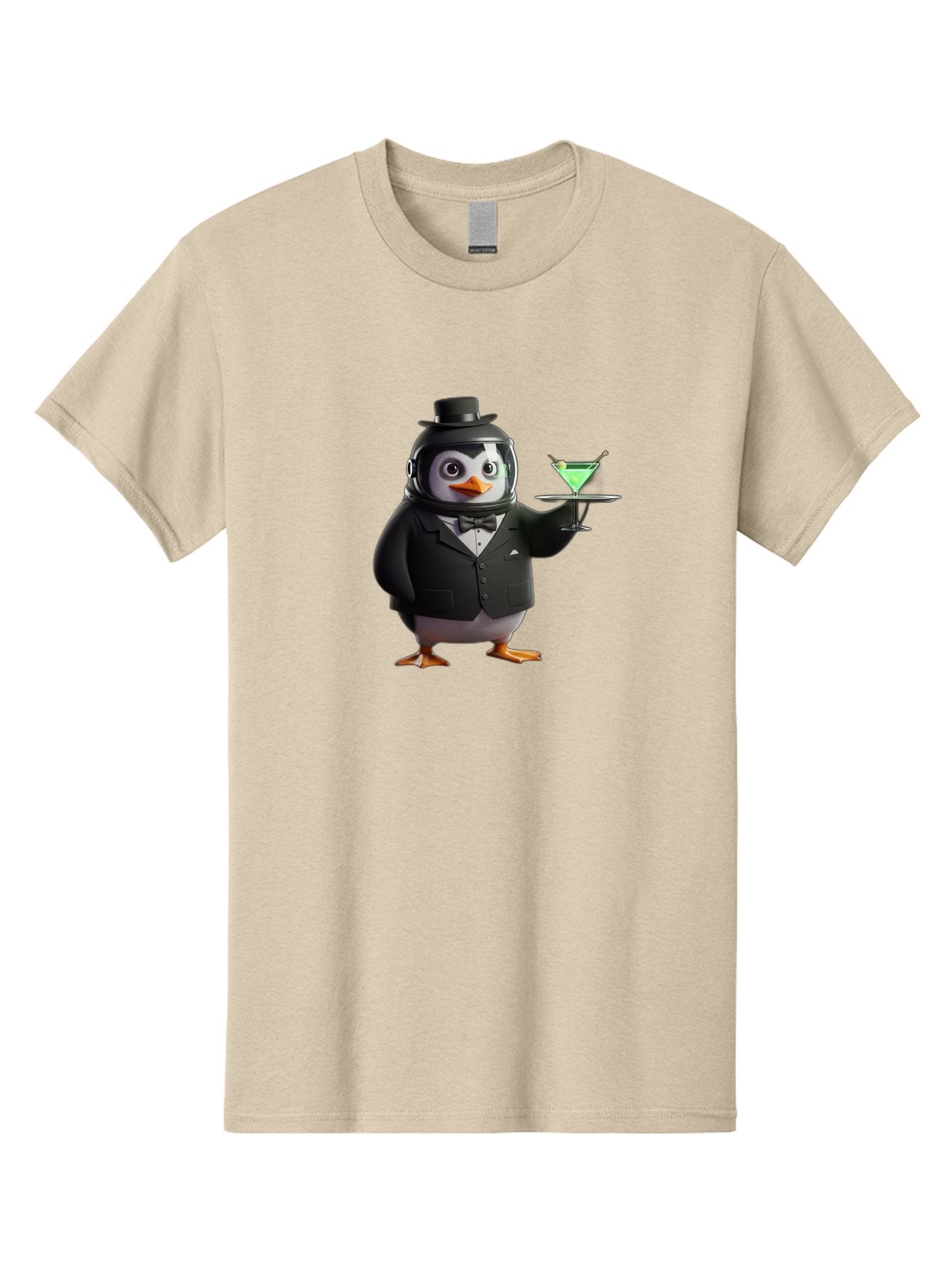 Penguin-Bartender-12 Men'S Graphic Tee, 100% Cotton, Comfortable Casual Summer Wear, Machine Washable, Vintage Camera, Old Camera, Antique Camera, Black Camera, Classic Photography, Photography Equipment, Nostalgic Device, Film Camera, Baf969 3