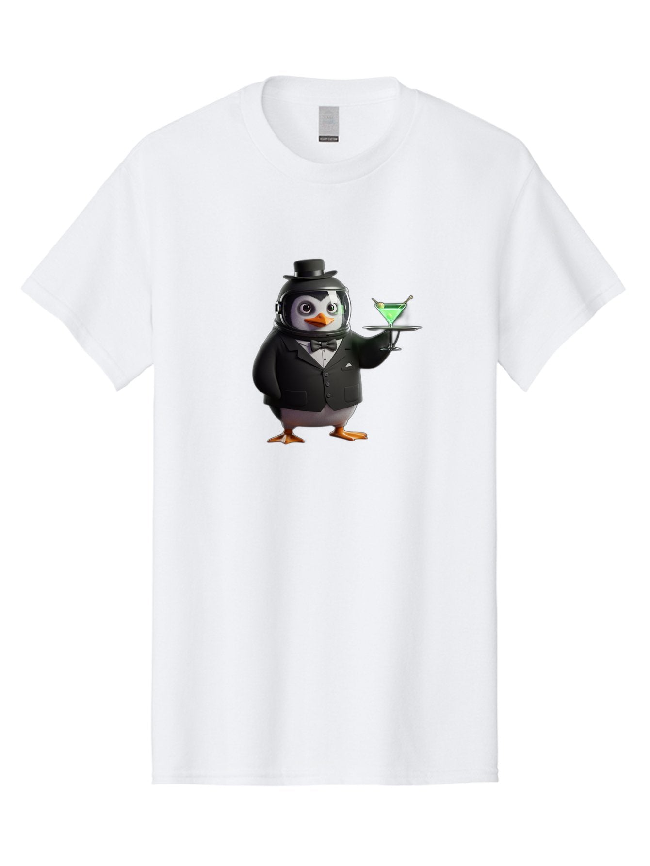 Penguin-Bartender-12 Men'S Graphic Tee, 100% Cotton, Comfortable Casual Summer Wear, Machine Washable, Vintage Camera, Old Camera, Antique Camera, Black Camera, Classic Photography, Photography Equipment, Nostalgic Device, Film Camera, Baf969 15