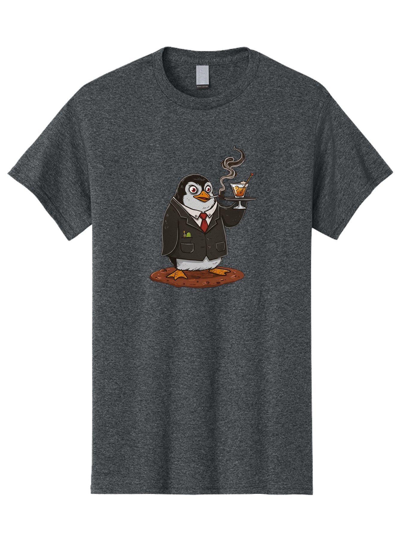 Penguin-Bartender-14 Men'S Graphic Tee, 100% Cotton, Comfortable Casual Summer Wear, Machine Washable, Vintage Camera, Old Camera, Antique Camera, Black Camera, Classic Photography, Photography Equipment, Nostalgic Device, Film Camera, Baf971 4