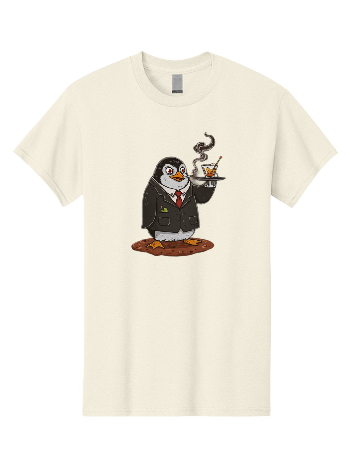 Penguin-Bartender-14 Men'S Graphic Tee, 100% Cotton, Comfortable Casual Summer Wear, Machine Washable, Vintage Camera, Old Camera, Antique Camera, Black Camera, Classic Photography, Photography Equipment, Nostalgic Device, Film Camera, Baf971 12