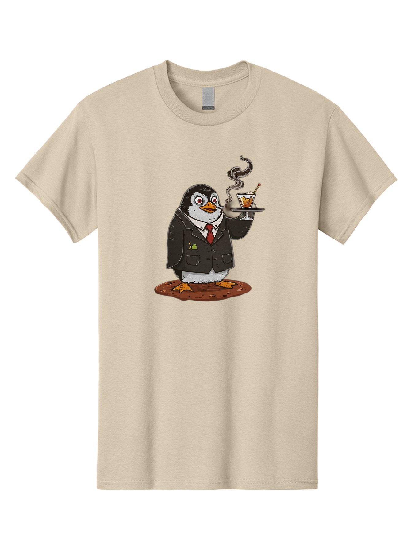 Penguin-Bartender-14 Men'S Graphic Tee, 100% Cotton, Comfortable Casual Summer Wear, Machine Washable, Vintage Camera, Old Camera, Antique Camera, Black Camera, Classic Photography, Photography Equipment, Nostalgic Device, Film Camera, Baf971 10
