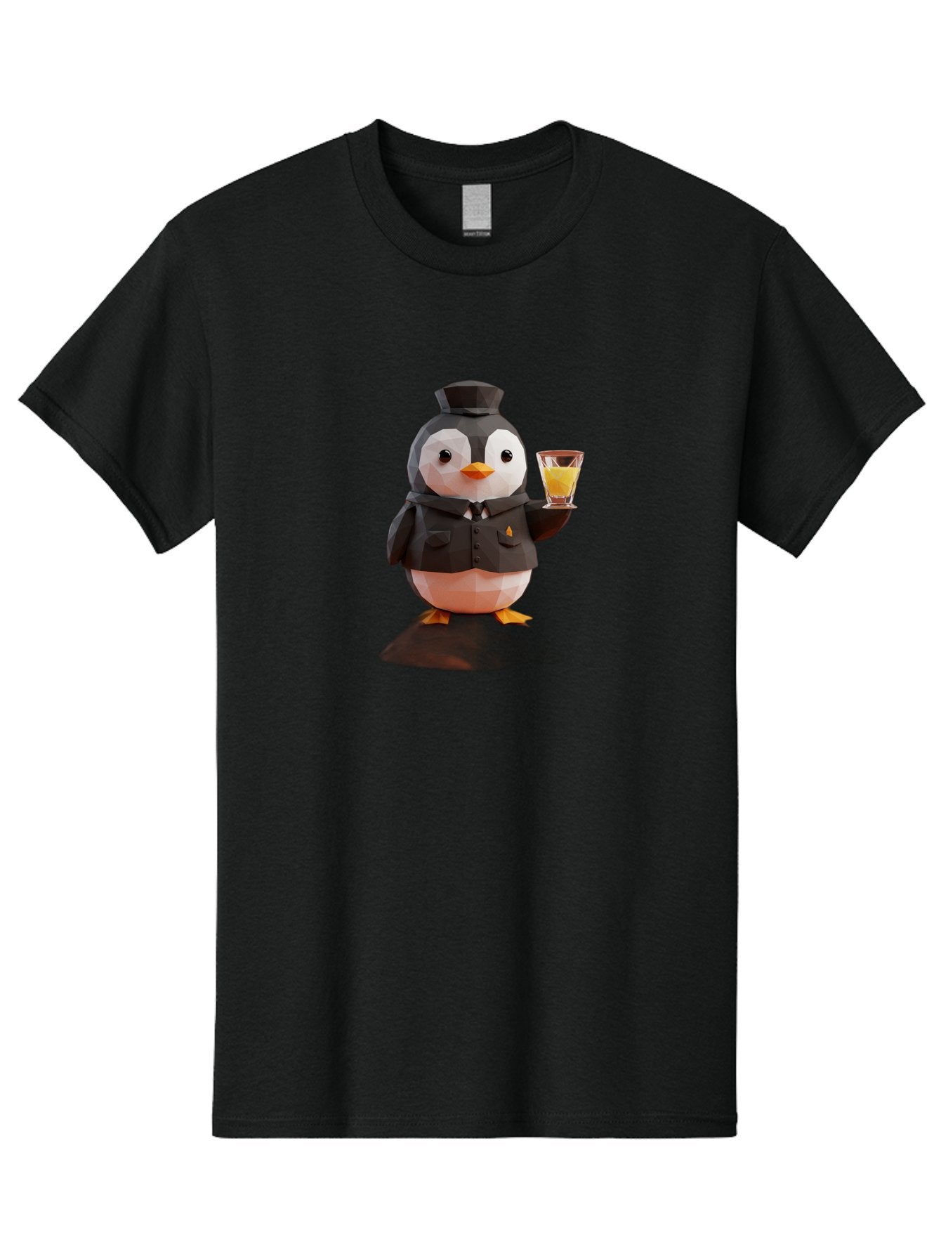Penguin-Bartender-4 Men'S Graphic Tee, 100% Cotton, Comfortable Casual Summer Wear, Machine Washable, Vintage Camera, Old Camera, Antique Camera, Black Camera, Classic Photography, Photography Equipment, Nostalgic Device, Film Camera, Baf974 6