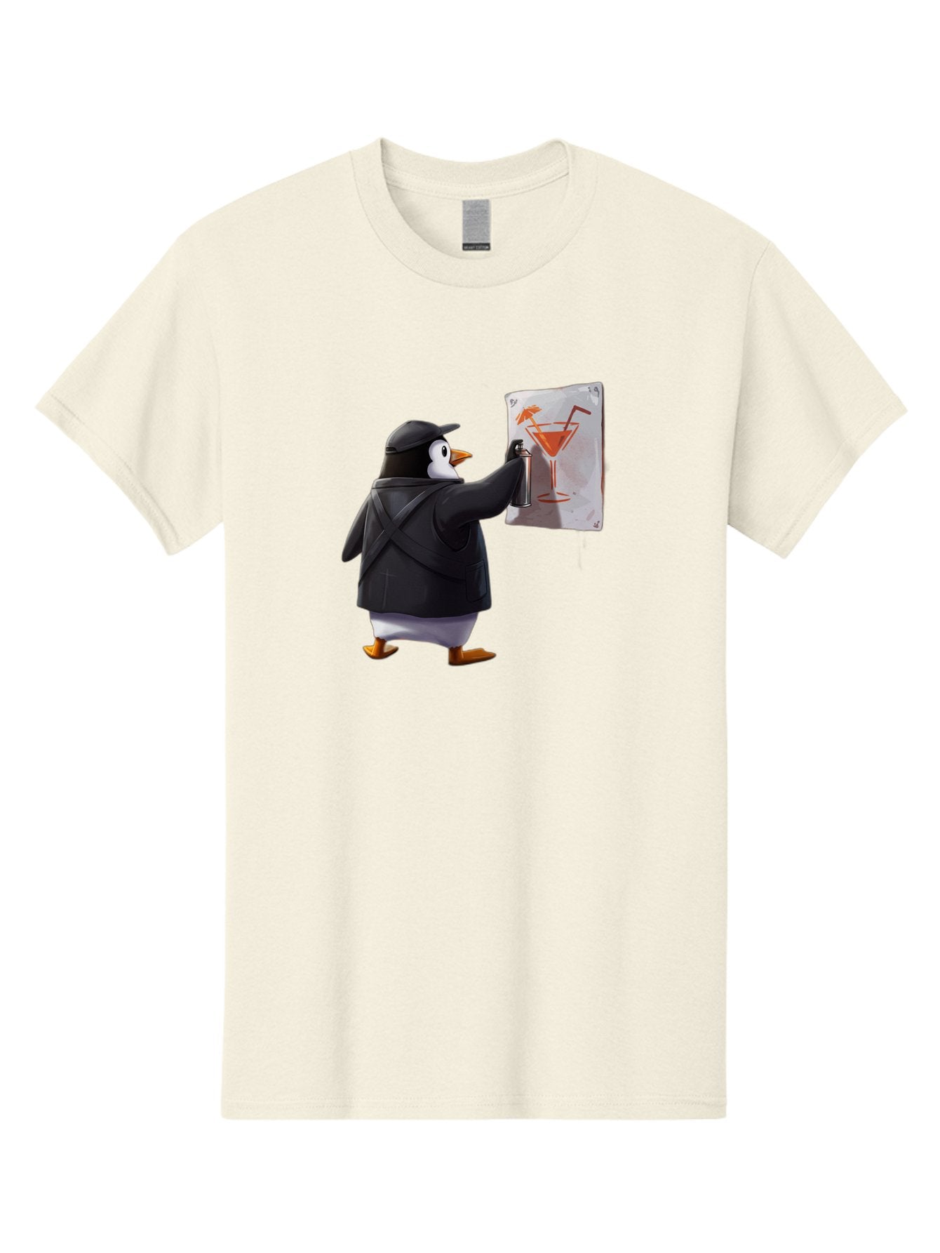 Penguin-Bartender-5 Men'S Graphic Tee, 100% Cotton, Comfortable Casual Summer Wear, Machine Washable, Vintage Camera, Old Camera, Antique Camera, Black Camera, Classic Photography, Photography Equipment, Nostalgic Device, Film Camera, Baf975 14