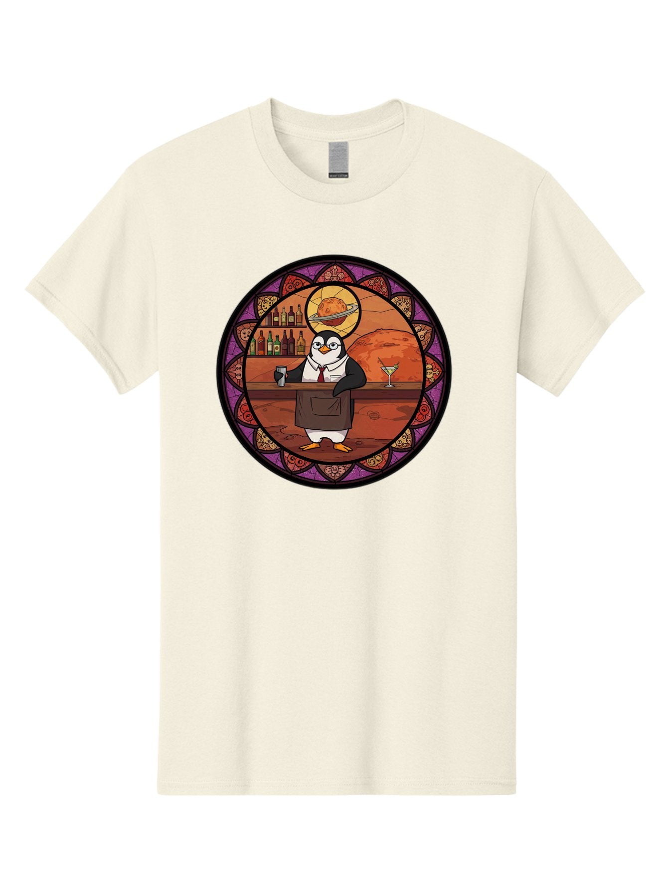 Penguin-Bartender-6 Men'S Graphic Tee, 100% Cotton, Comfortable Casual Summer Wear, Machine Washable, Vintage Camera, Old Camera, Antique Camera, Black Camera, Classic Photography, Photography Equipment, Nostalgic Device, Film Camera, Baf976 11