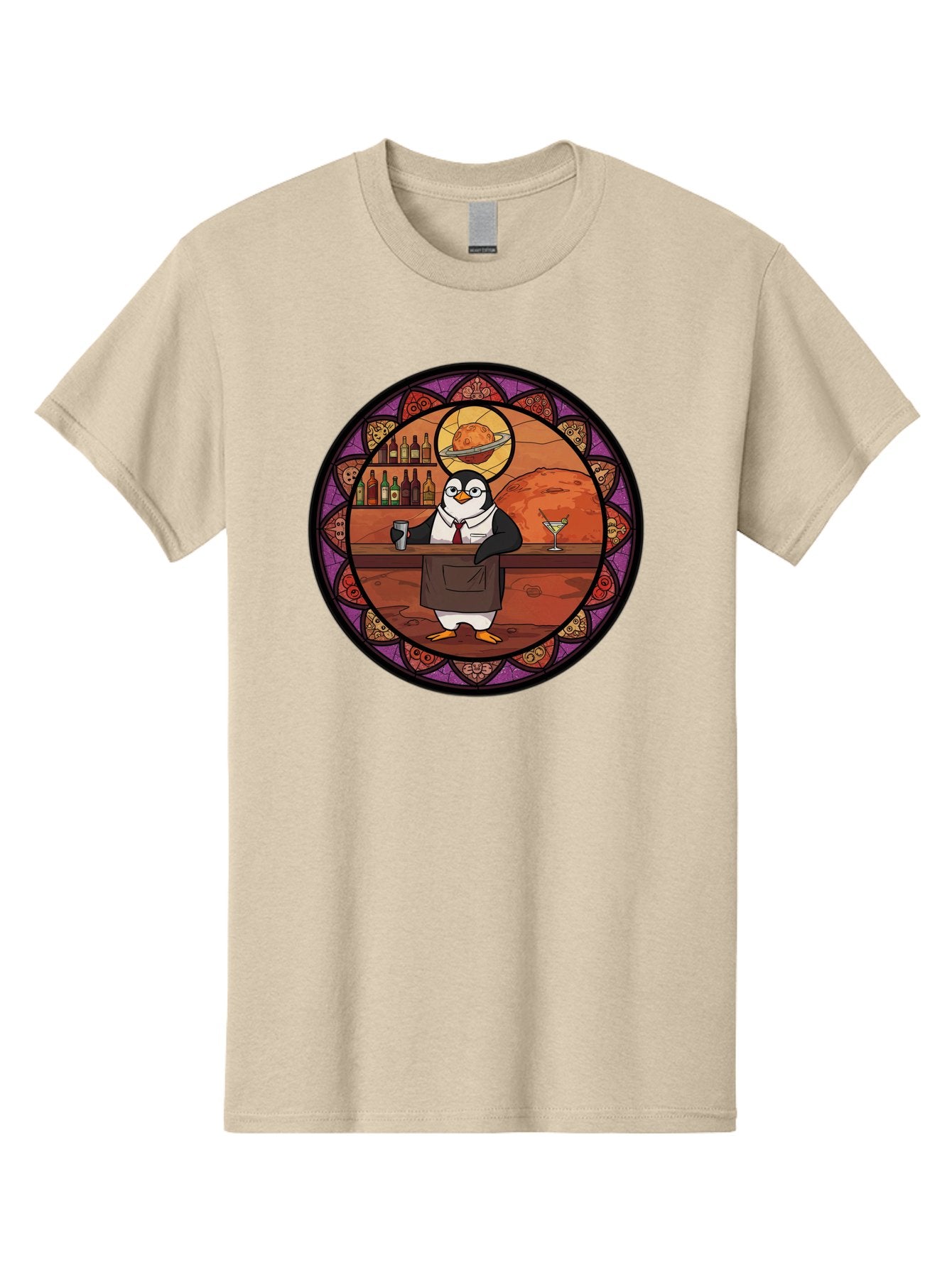 Penguin-Bartender-6 Men'S Graphic Tee, 100% Cotton, Comfortable Casual Summer Wear, Machine Washable, Vintage Camera, Old Camera, Antique Camera, Black Camera, Classic Photography, Photography Equipment, Nostalgic Device, Film Camera, Baf976 4