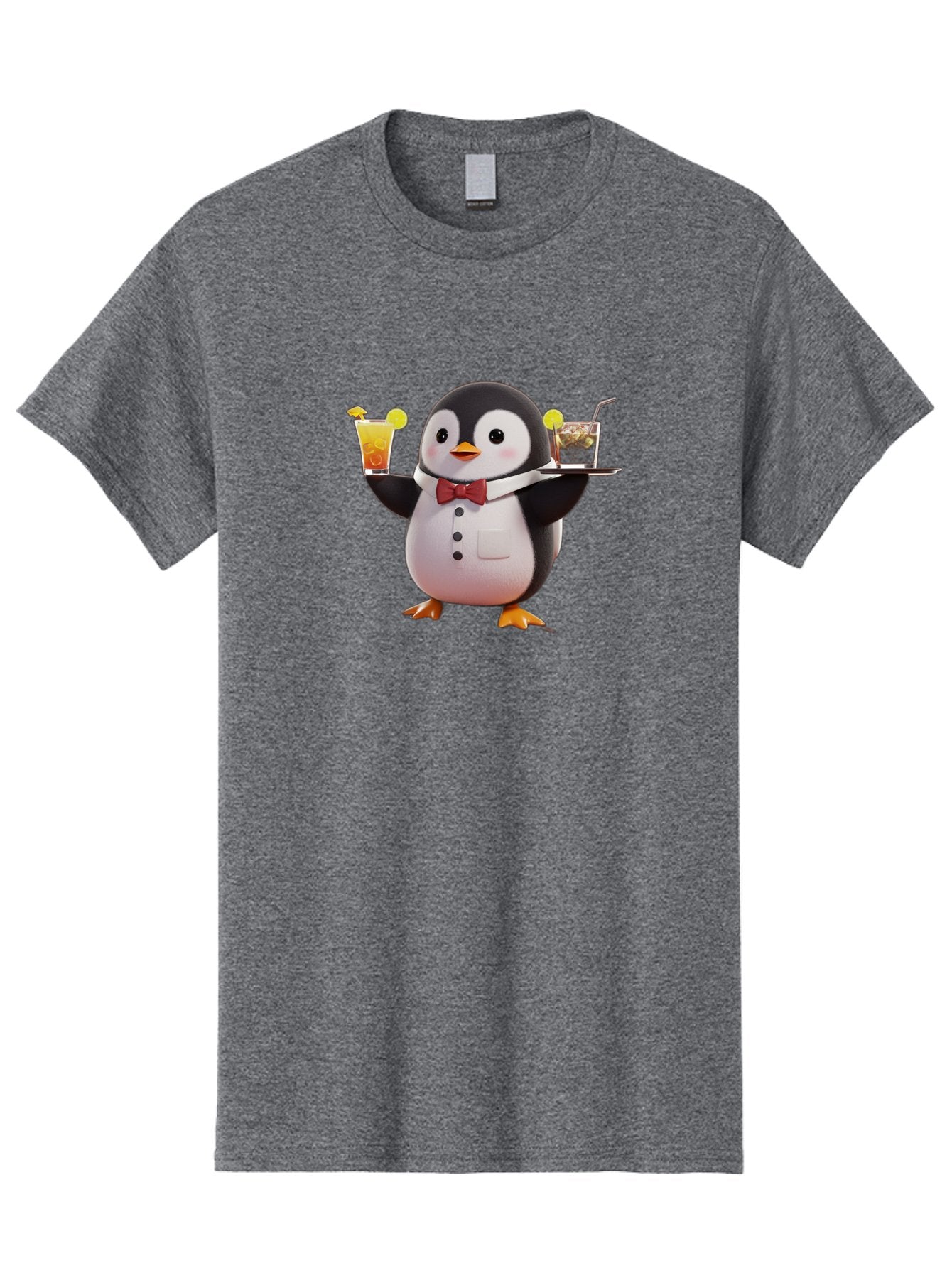 Penguin-Bartender Men'S Graphic Tee, 100% Cotton, Comfortable Casual Summer Wear, Machine Washable, Vintage Camera, Old Camera, Antique Camera, Black Camera, Classic Photography, Photography Equipment, Nostalgic Device, Film Camera, Camera Art Baf980 11
