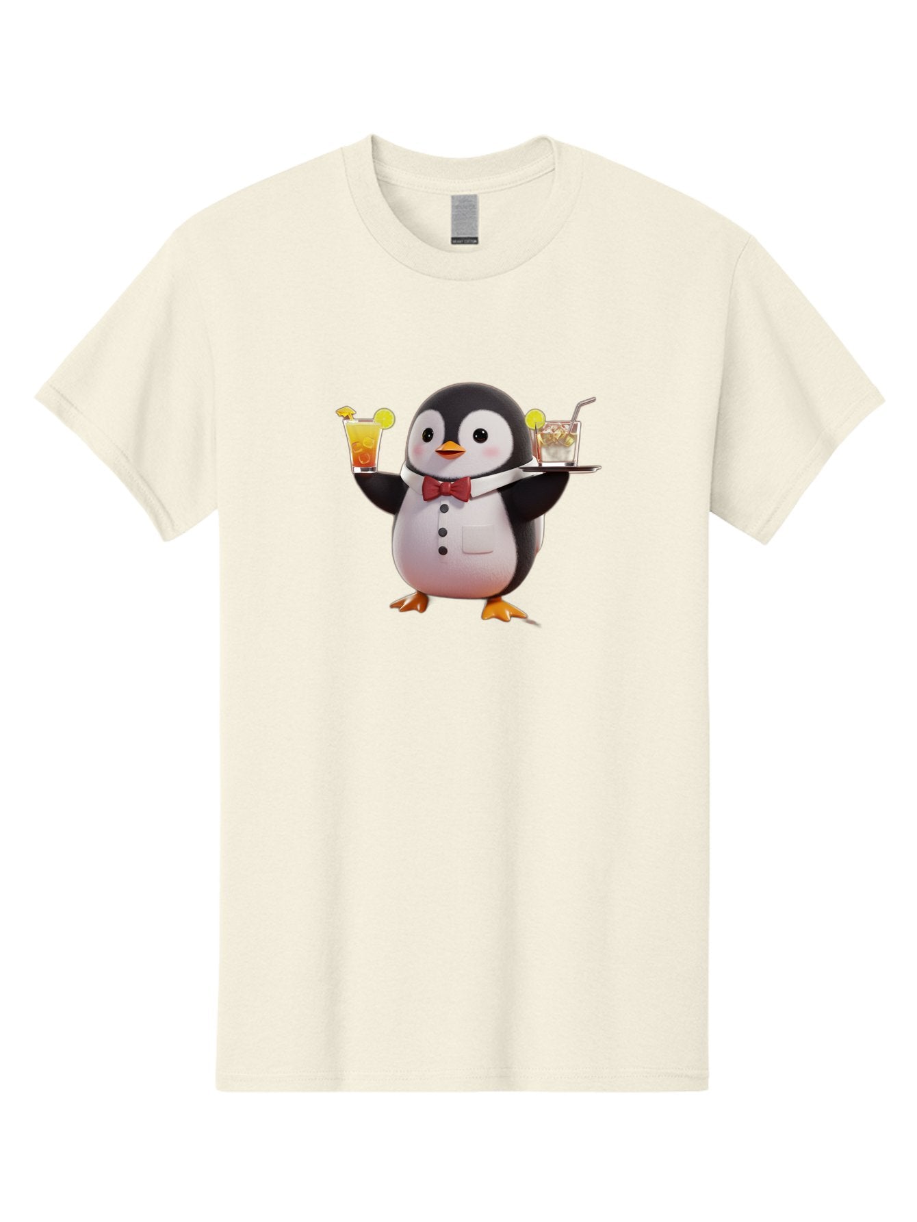 Penguin-Bartender Men'S Graphic Tee, 100% Cotton, Comfortable Casual Summer Wear, Machine Washable, Vintage Camera, Old Camera, Antique Camera, Black Camera, Classic Photography, Photography Equipment, Nostalgic Device, Film Camera, Camera Art Baf980 7