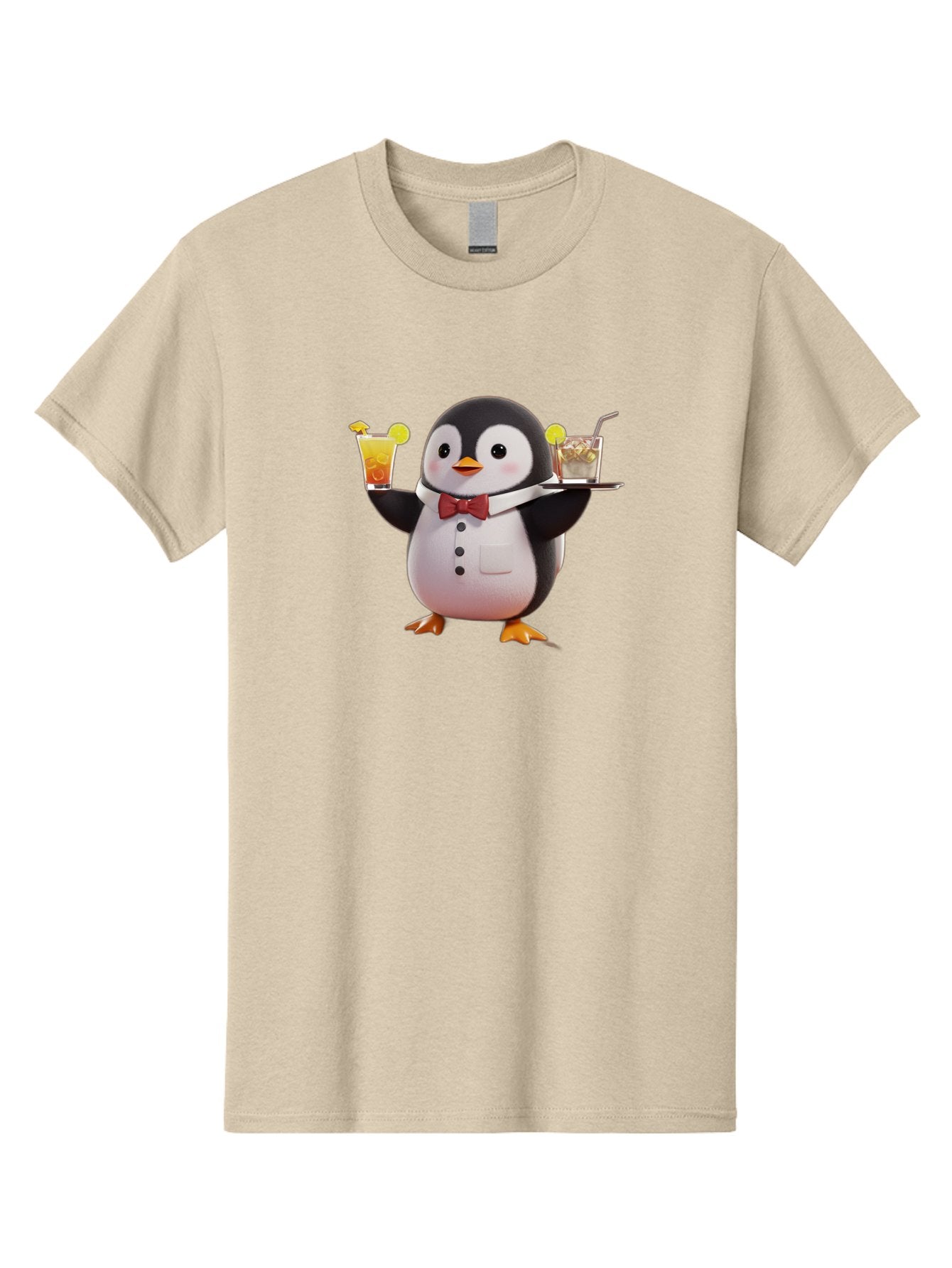 Penguin-Bartender Men'S Graphic Tee, 100% Cotton, Comfortable Casual Summer Wear, Machine Washable, Vintage Camera, Old Camera, Antique Camera, Black Camera, Classic Photography, Photography Equipment, Nostalgic Device, Film Camera, Camera Art Baf980 6