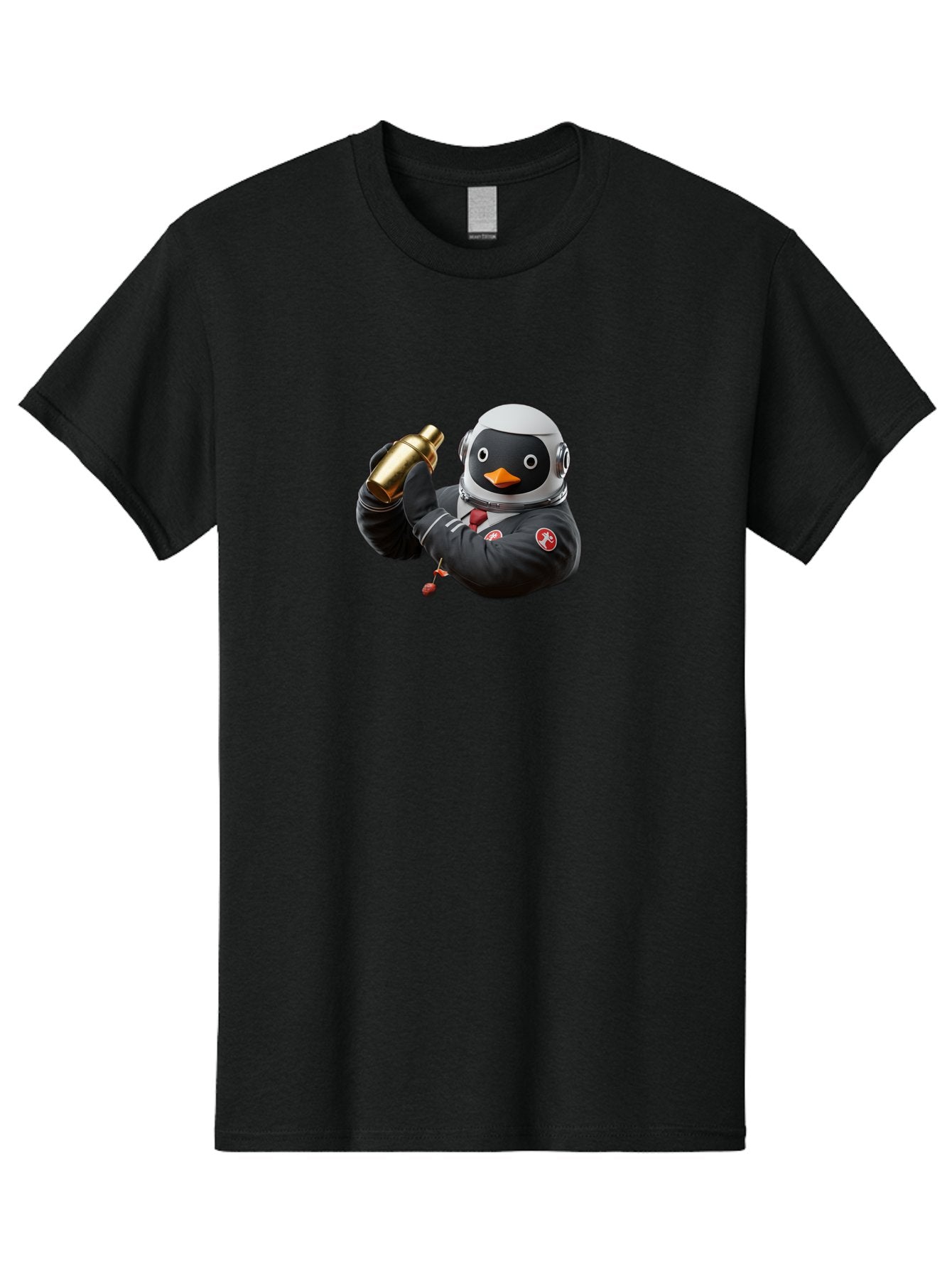 Penguin-In-Space-Suit Men'S Graphic Tee, 100% Cotton, Comfortable Casual Summer Wear, Machine Washable, Vintage Camera, Old Camera, Antique Camera, Black Camera, Classic Photography, Photography Equipment, Nostalgic Device, Film Camera, Baf981 12
