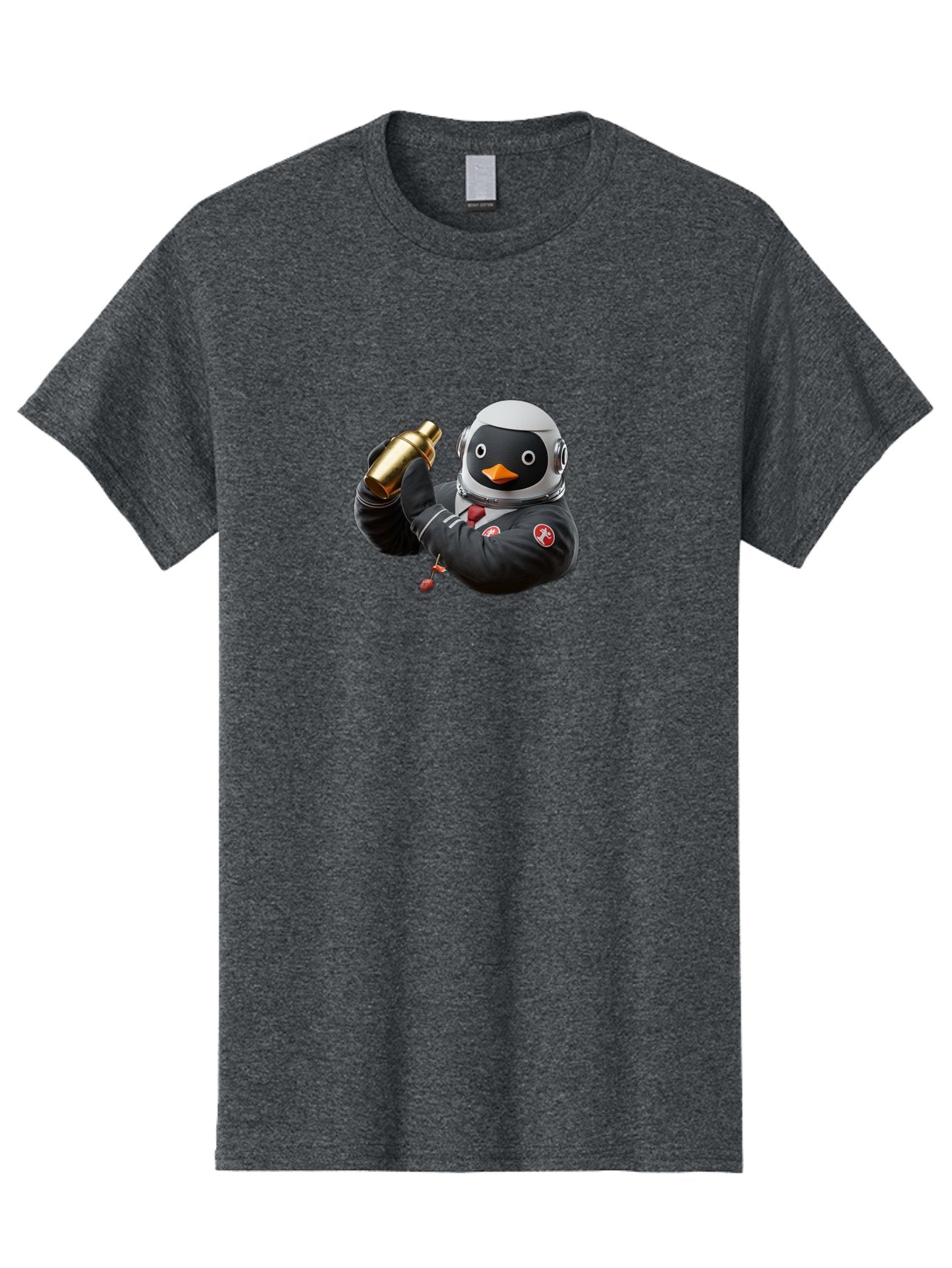 Penguin-In-Space-Suit Men'S Graphic Tee, 100% Cotton, Comfortable Casual Summer Wear, Machine Washable, Vintage Camera, Old Camera, Antique Camera, Black Camera, Classic Photography, Photography Equipment, Nostalgic Device, Film Camera, Baf981 10