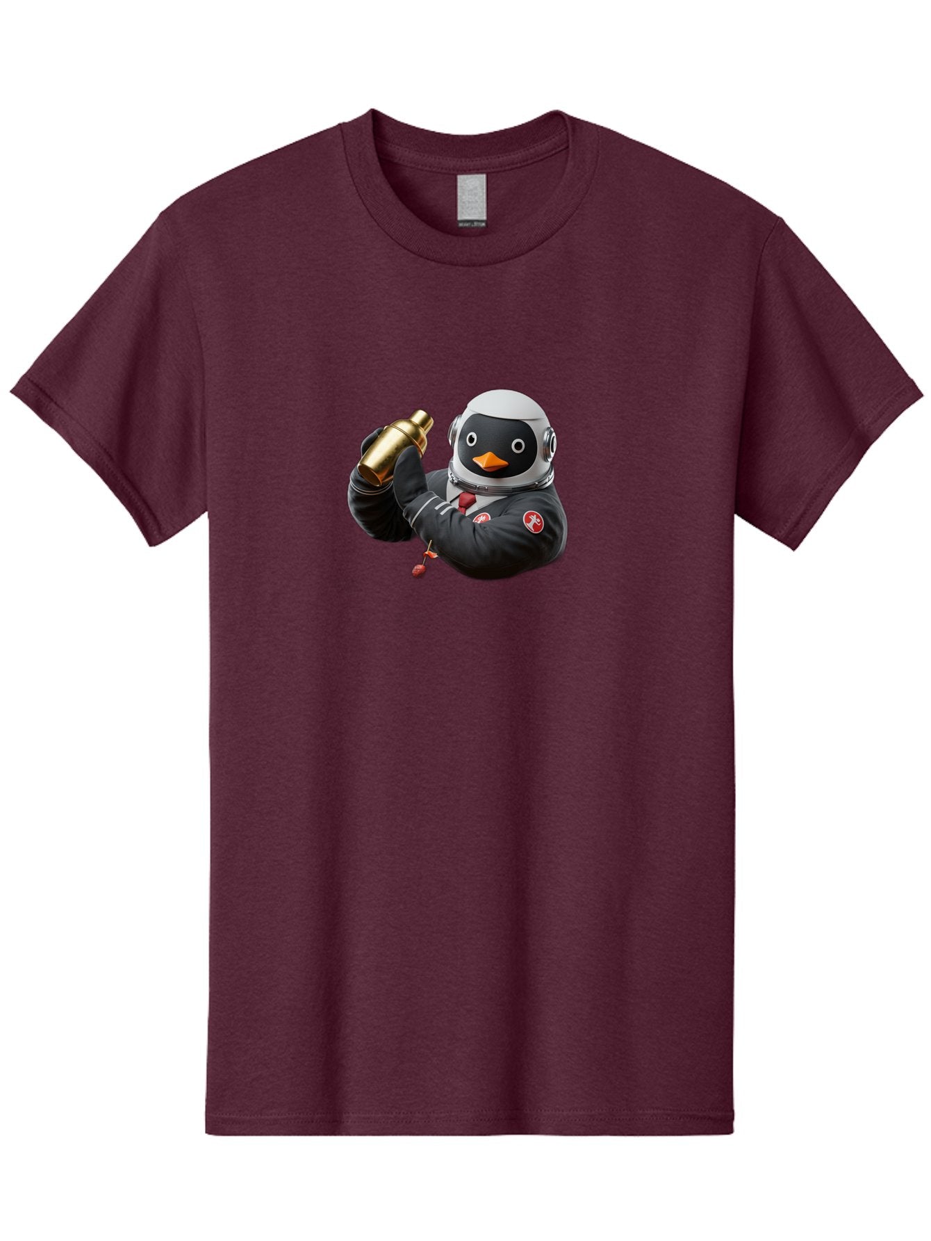 Penguin-In-Space-Suit Men'S Graphic Tee, 100% Cotton, Comfortable Casual Summer Wear, Machine Washable, Vintage Camera, Old Camera, Antique Camera, Black Camera, Classic Photography, Photography Equipment, Nostalgic Device, Film Camera, Baf981 15