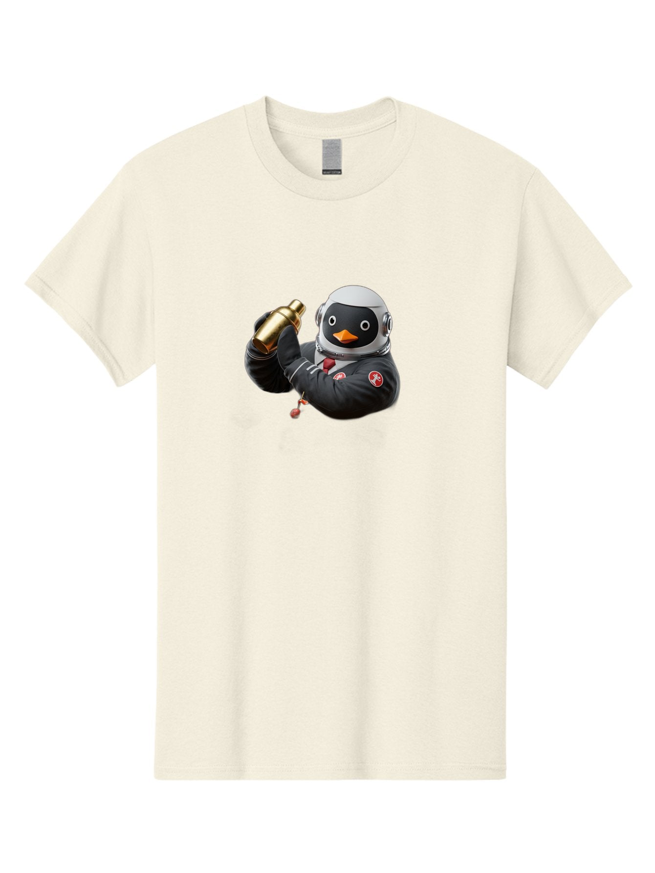 Penguin-In-Space-Suit Men'S Graphic Tee, 100% Cotton, Comfortable Casual Summer Wear, Machine Washable, Vintage Camera, Old Camera, Antique Camera, Black Camera, Classic Photography, Photography Equipment, Nostalgic Device, Film Camera, Baf981 3