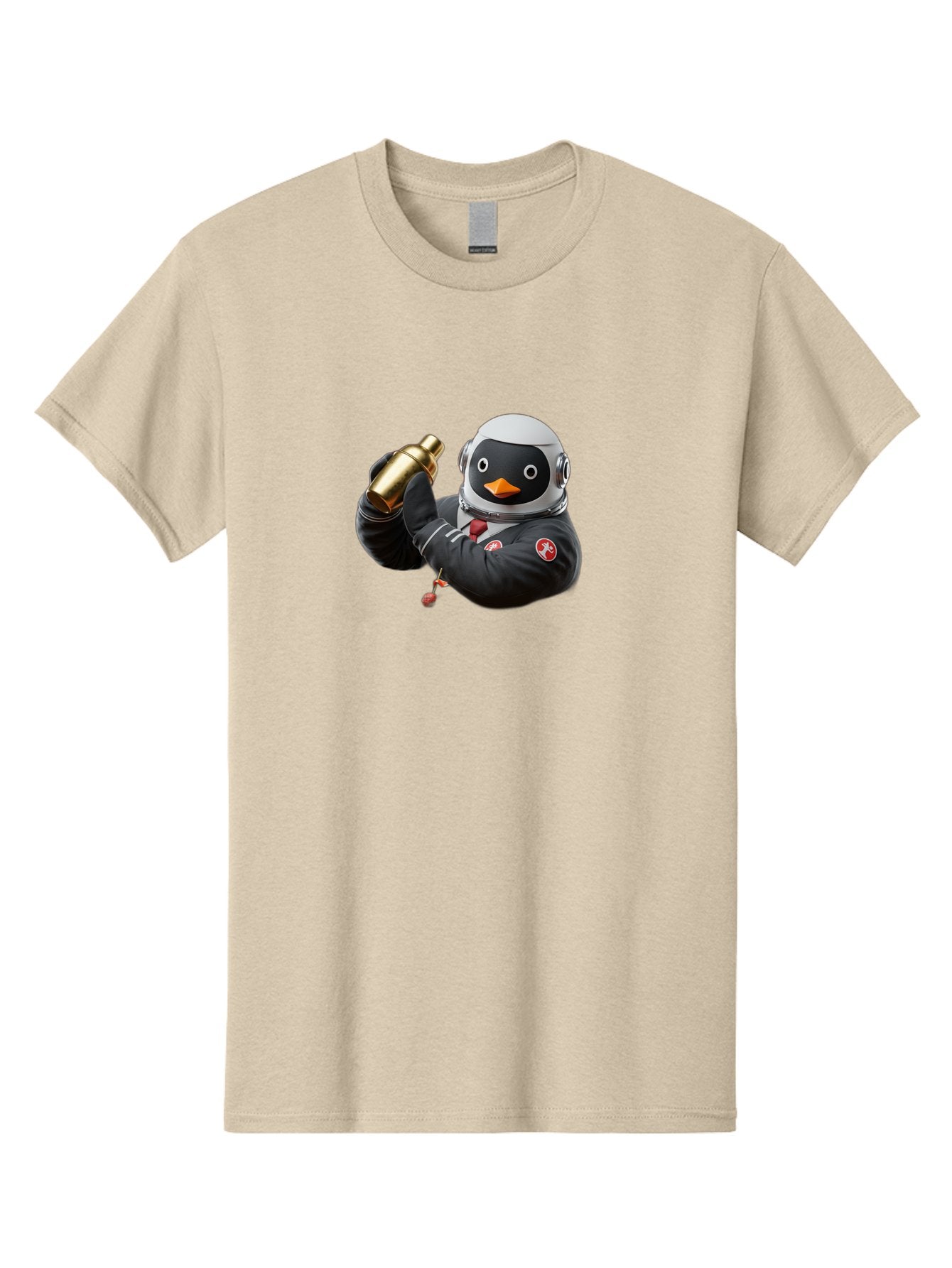 Penguin-In-Space-Suit Men'S Graphic Tee, 100% Cotton, Comfortable Casual Summer Wear, Machine Washable, Vintage Camera, Old Camera, Antique Camera, Black Camera, Classic Photography, Photography Equipment, Nostalgic Device, Film Camera, Baf981 5