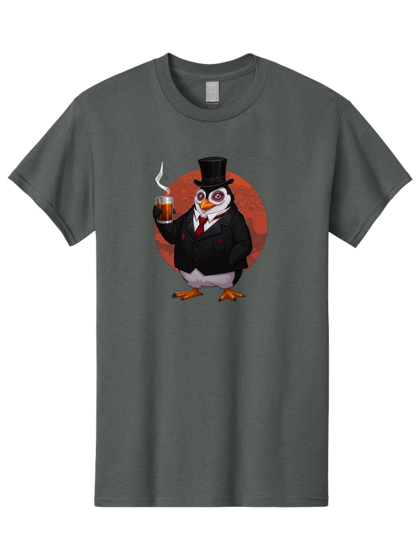 Penguin-In-Suit-4 Men'S Graphic Tee, 100% Cotton, Comfortable Casual Summer Wear, Machine Washable, Vintage Camera, Old Camera, Antique Camera, Black Camera, Classic Photography, Photography Equipment, Nostalgic Device, Film Camera, Camera Art Baf986 13