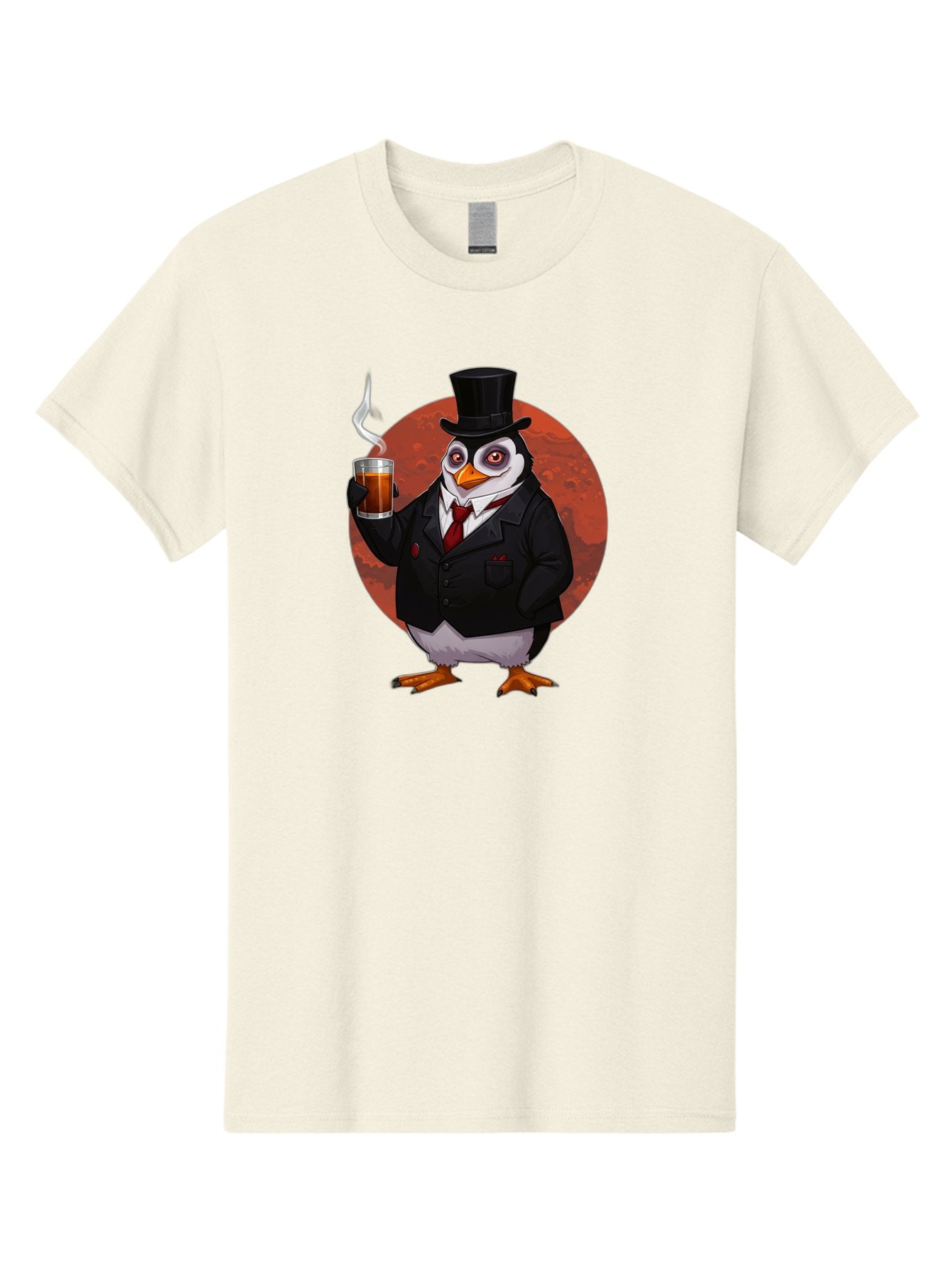 Penguin-In-Suit-4 Men'S Graphic Tee, 100% Cotton, Comfortable Casual Summer Wear, Machine Washable, Vintage Camera, Old Camera, Antique Camera, Black Camera, Classic Photography, Photography Equipment, Nostalgic Device, Film Camera, Camera Art Baf986 15