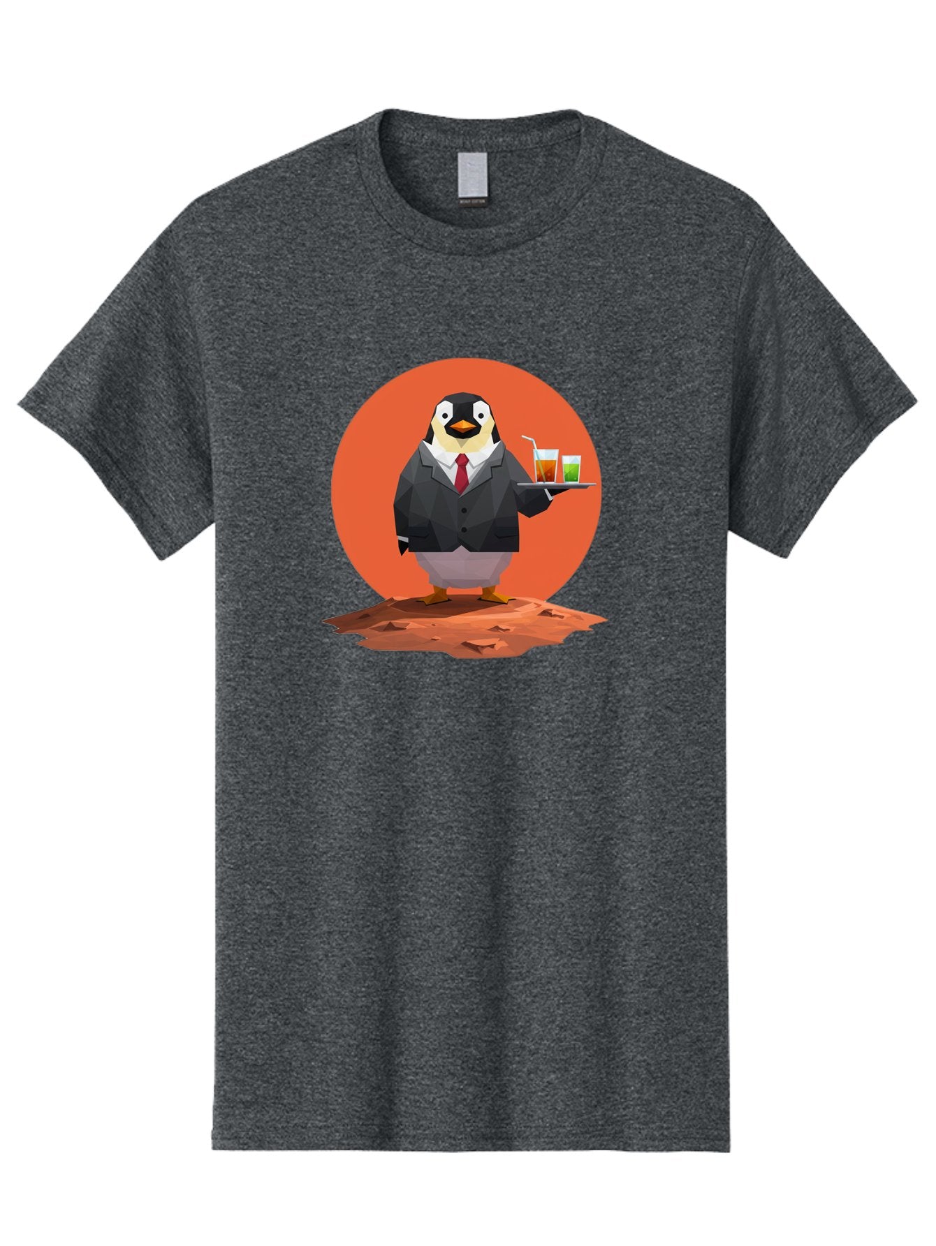 Penguin-Waiter-1 Men'S Graphic Tee, 100% Cotton, Comfortable Casual Summer Wear, Machine Washable, Vintage Camera, Old Camera, Antique Camera, Black Camera, Classic Photography, Photography Equipment, Nostalgic Device, Film Camera, Camera Art Baf988 11