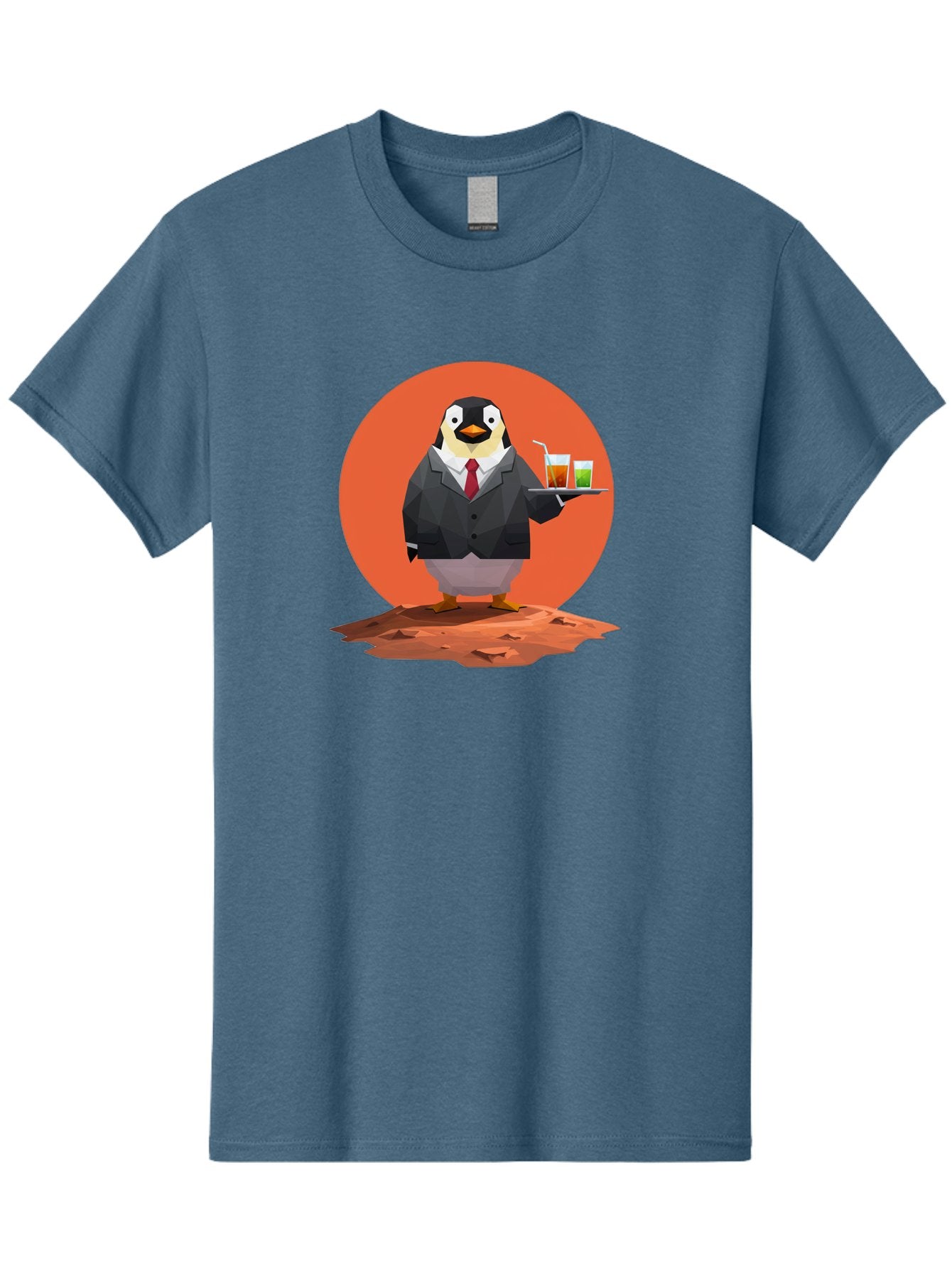 Penguin-Waiter-1 Men'S Graphic Tee, 100% Cotton, Comfortable Casual Summer Wear, Machine Washable, Vintage Camera, Old Camera, Antique Camera, Black Camera, Classic Photography, Photography Equipment, Nostalgic Device, Film Camera, Camera Art Baf988 8