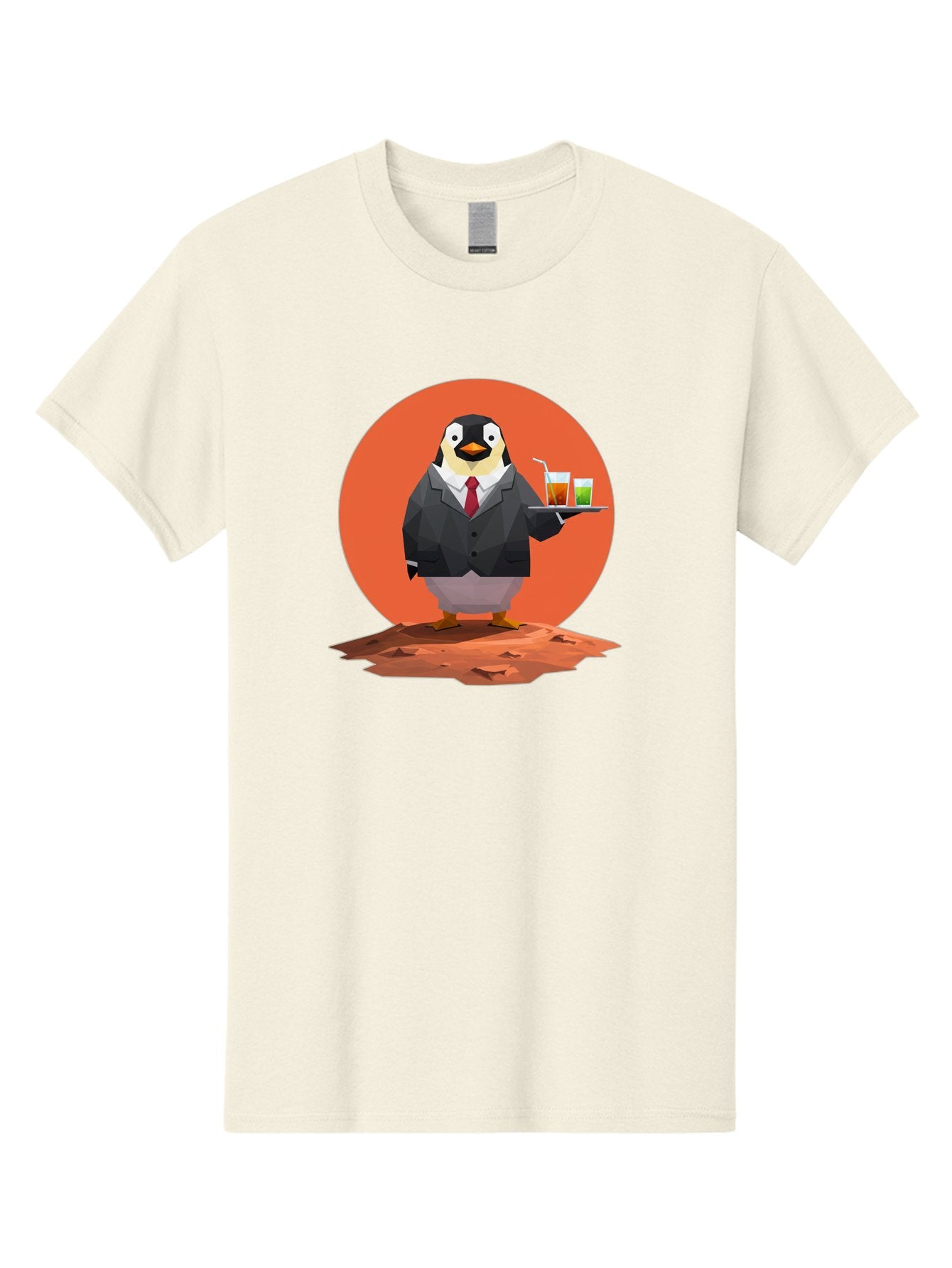 Penguin-Waiter-1 Men'S Graphic Tee, 100% Cotton, Comfortable Casual Summer Wear, Machine Washable, Vintage Camera, Old Camera, Antique Camera, Black Camera, Classic Photography, Photography Equipment, Nostalgic Device, Film Camera, Camera Art Baf988 15