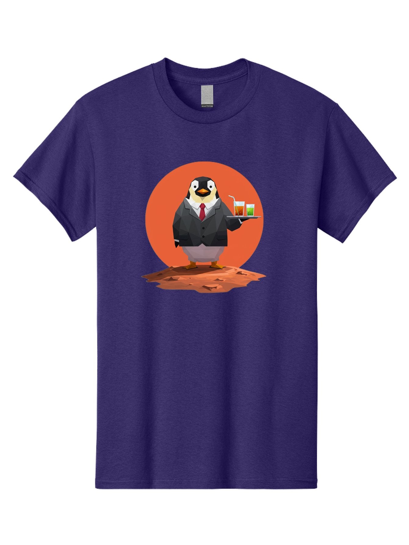 Penguin-Waiter-1 Men'S Graphic Tee, 100% Cotton, Comfortable Casual Summer Wear, Machine Washable, Vintage Camera, Old Camera, Antique Camera, Black Camera, Classic Photography, Photography Equipment, Nostalgic Device, Film Camera, Camera Art Baf988 4