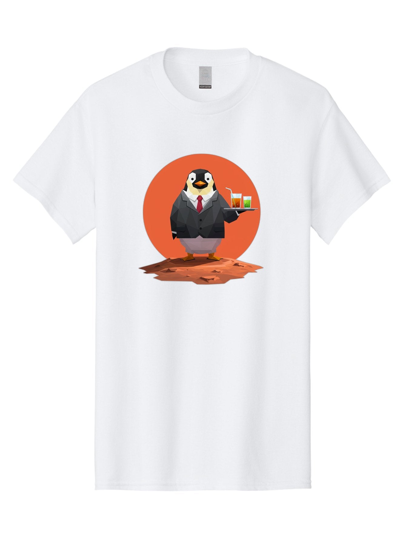 Penguin-Waiter-1 Men'S Graphic Tee, 100% Cotton, Comfortable Casual Summer Wear, Machine Washable, Vintage Camera, Old Camera, Antique Camera, Black Camera, Classic Photography, Photography Equipment, Nostalgic Device, Film Camera, Camera Art Baf988 9