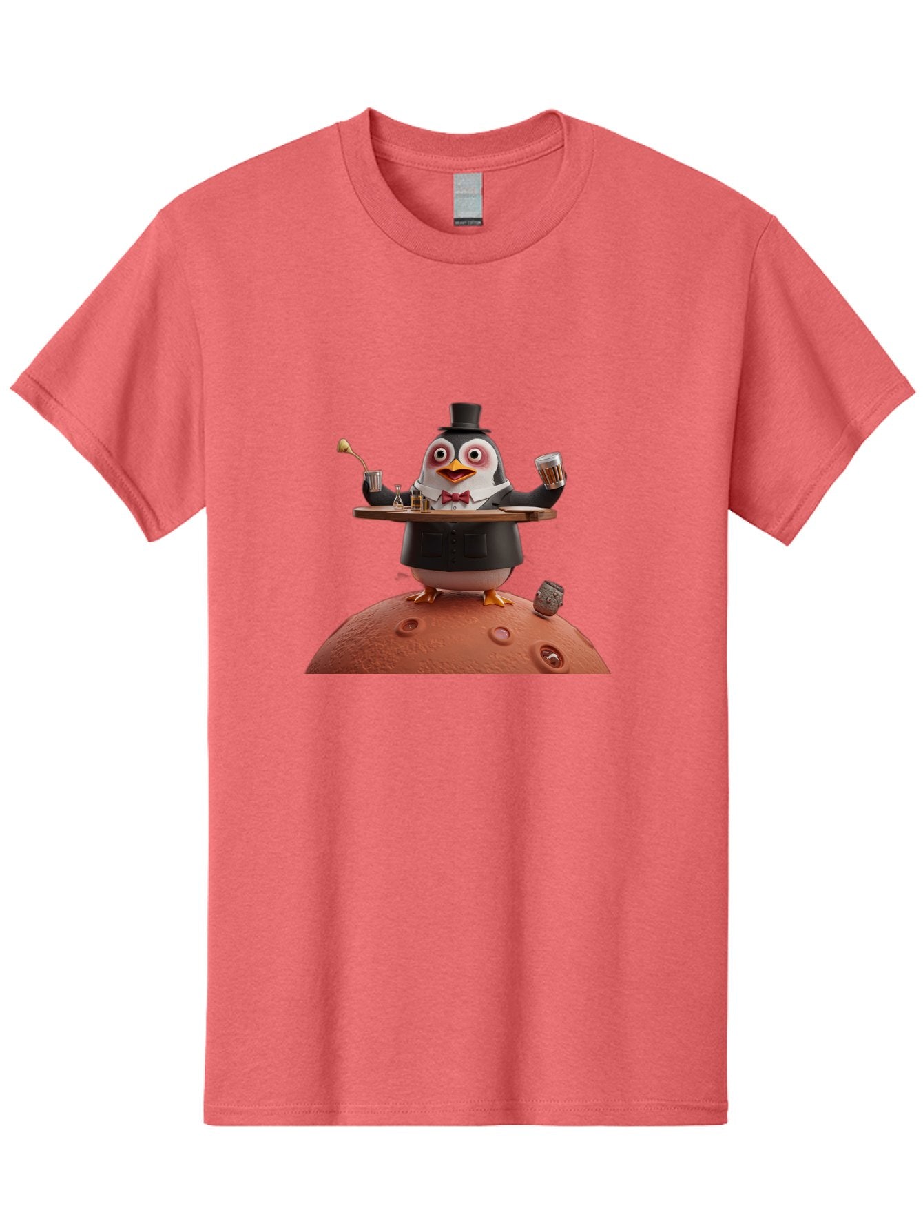 Penguin-Waiter-2 Men'S Graphic Tee, 100% Cotton, Comfortable Casual Summer Wear, Machine Washable, Vintage Camera, Old Camera, Antique Camera, Black Camera, Classic Photography, Photography Equipment, Nostalgic Device, Film Camera, Camera Art Baf989 11