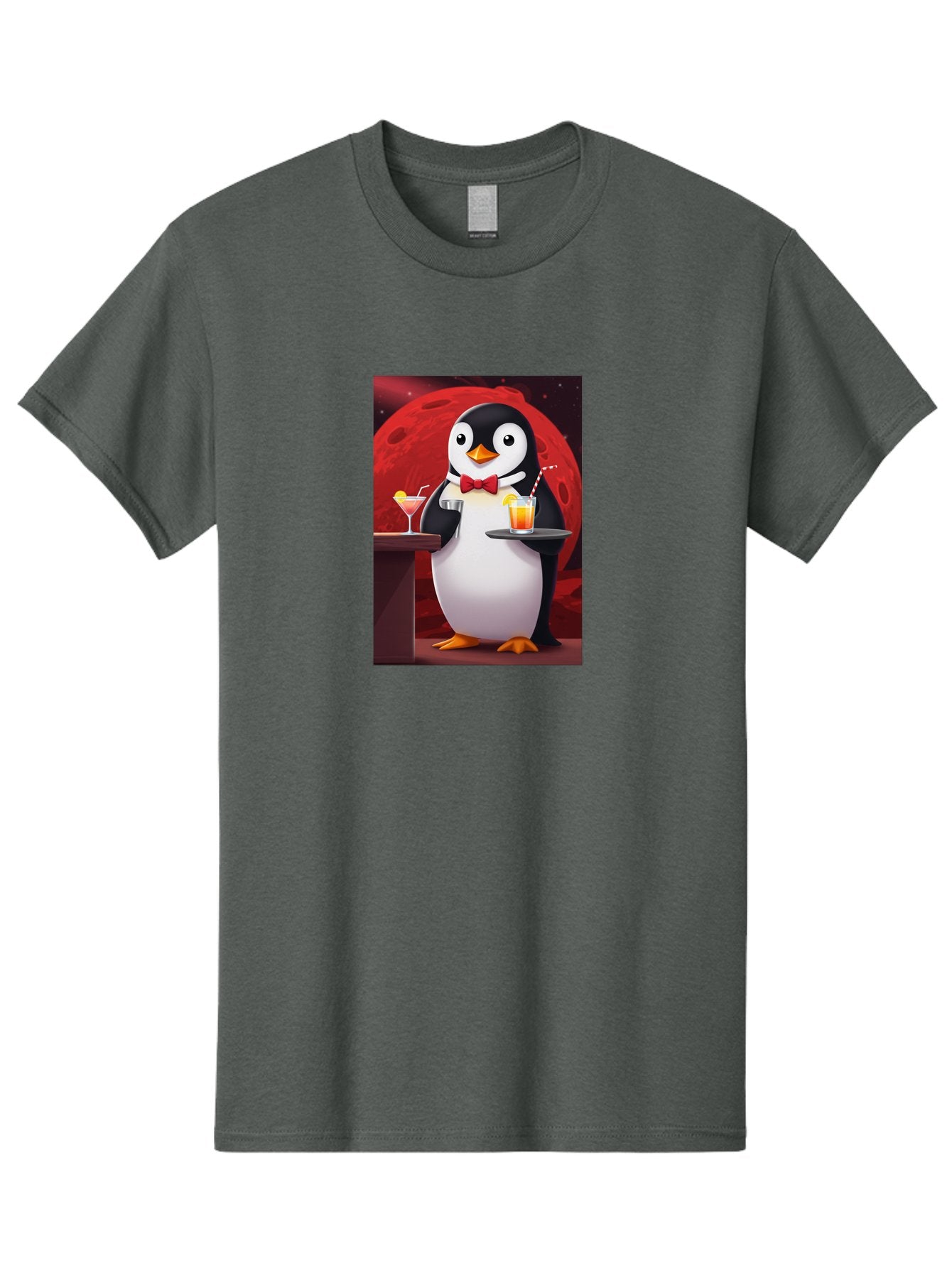 Penguin-Waiter Men'S Graphic Tee, 100% Cotton, Comfortable Casual Summer Wear, Machine Washable, Vintage Camera, Old Camera, Antique Camera, Black Camera, Classic Photography, Photography Equipment, Nostalgic Device, Film Camera, Camera Art Baf991 9