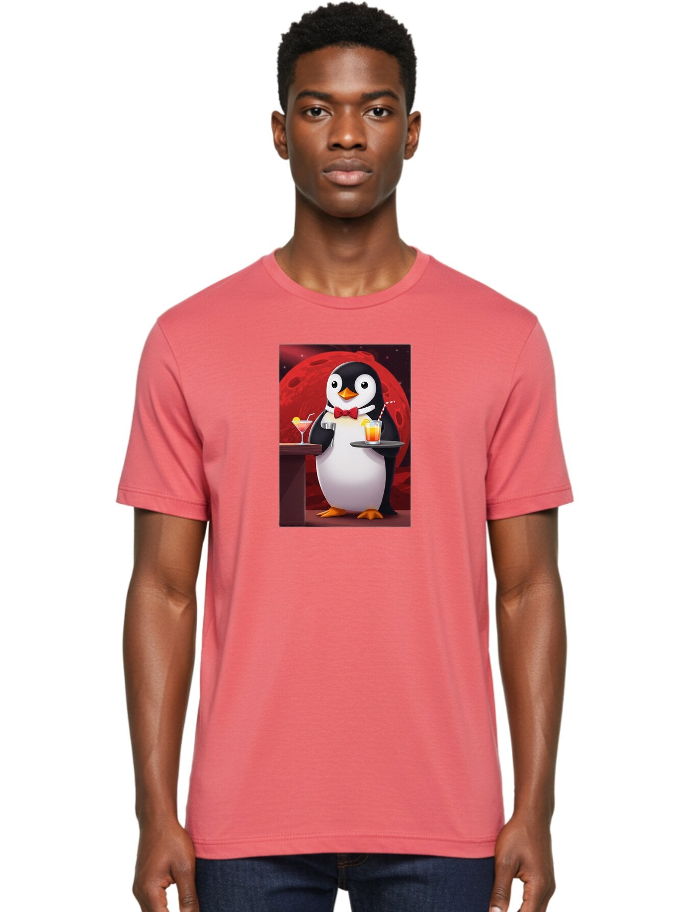 Penguin-Waiter Men'S Graphic Tee, 100% Cotton, Comfortable Casual Summer Wear, Machine Washable, Vintage Camera, Old Camera, Antique Camera, Black Camera, Classic Photography, Photography Equipment, Nostalgic Device, Film Camera, Camera Art Baf991 16