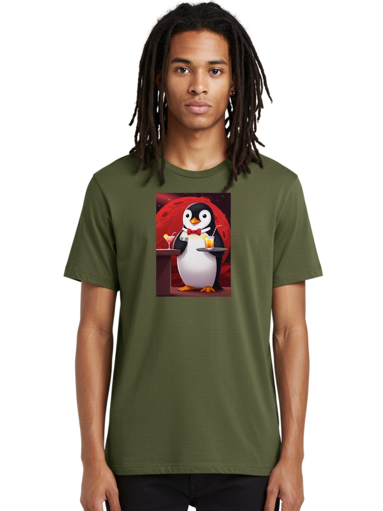 Penguin-Waiter Men'S Graphic Tee, 100% Cotton, Comfortable Casual Summer Wear, Machine Washable, Vintage Camera, Old Camera, Antique Camera, Black Camera, Classic Photography, Photography Equipment, Nostalgic Device, Film Camera, Camera Art Baf991 17