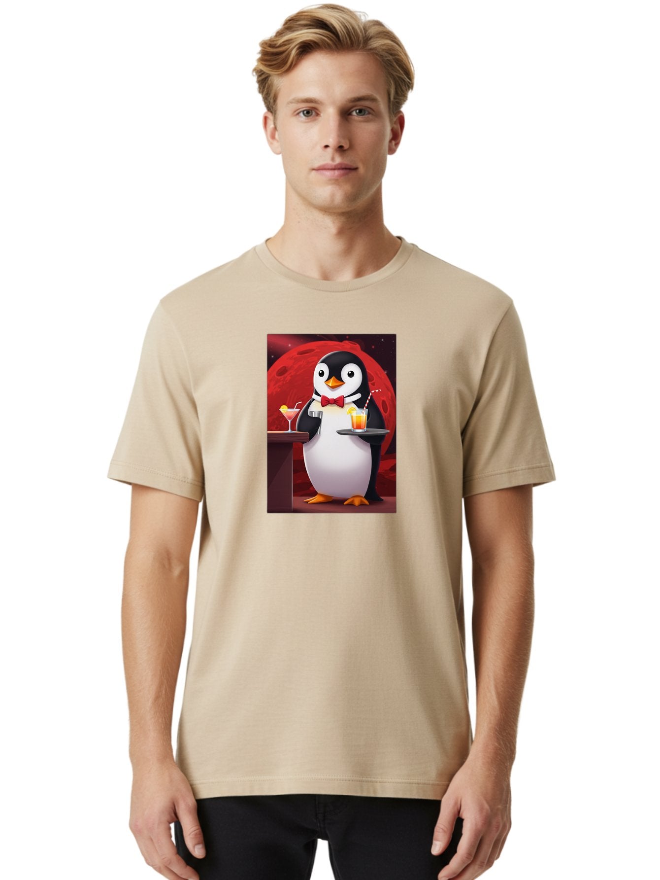 Penguin-Waiter Men'S Graphic Tee, 100% Cotton, Comfortable Casual Summer Wear, Machine Washable, Vintage Camera, Old Camera, Antique Camera, Black Camera, Classic Photography, Photography Equipment, Nostalgic Device, Film Camera, Camera Art Baf991 30