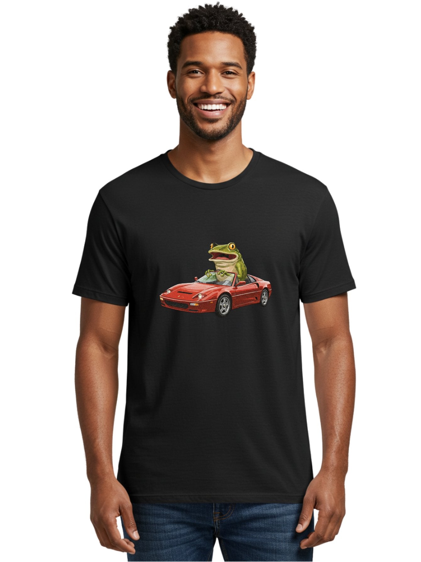 Pepe-Frog-In-Ferrari Men'S Graphic Tee, 100% Cotton, Comfortable Casual Summer Wear, Machine Washable, Vintage Camera, Old Camera, Antique Camera, Black Camera, Classic Photography, Photography Equipment, Nostalgic Device, Film Camera, Baf994 21