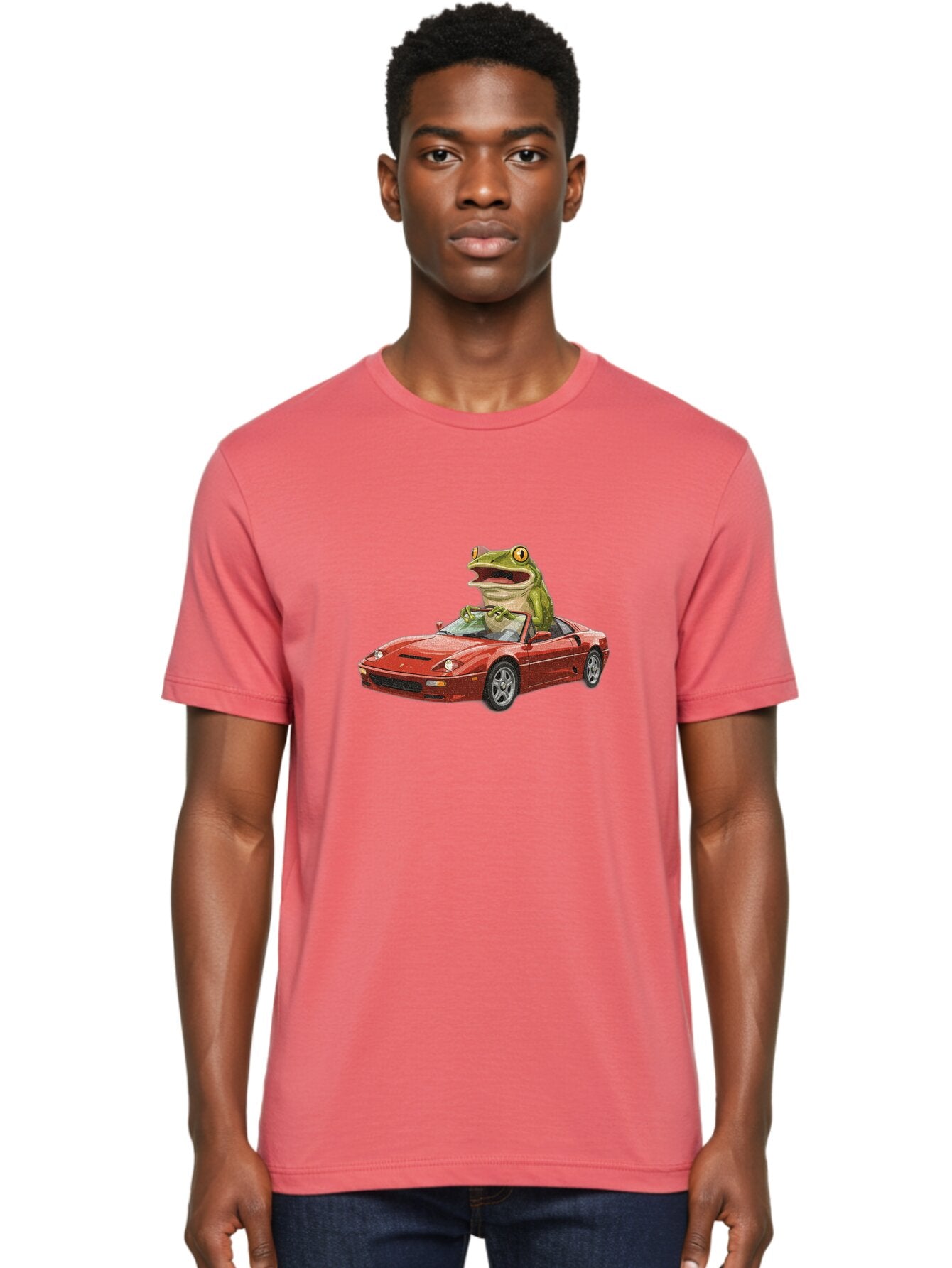 Pepe-Frog-In-Ferrari Men'S Graphic Tee, 100% Cotton, Comfortable Casual Summer Wear, Machine Washable, Vintage Camera, Old Camera, Antique Camera, Black Camera, Classic Photography, Photography Equipment, Nostalgic Device, Film Camera, Baf994 29