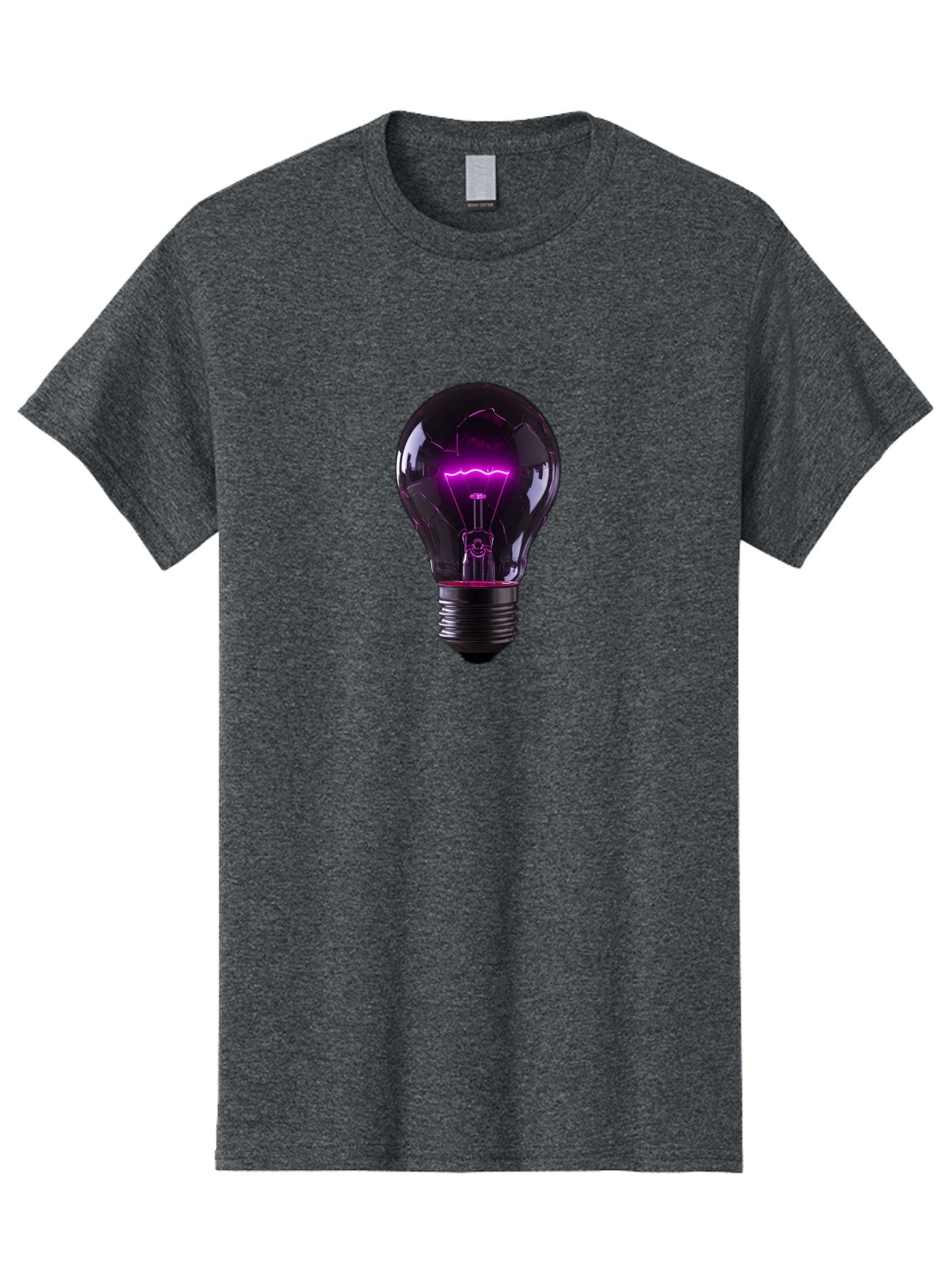 Purple-Light-Bulb Men'S Graphic Tee, 100% Cotton, Comfortable Casual Summer Wear, Machine Washable, Vintage Camera, Old Camera, Antique Camera, Black Camera, Classic Photography, Photography Equipment, Nostalgic Device, Film Camera, Camera Art Bag000 13