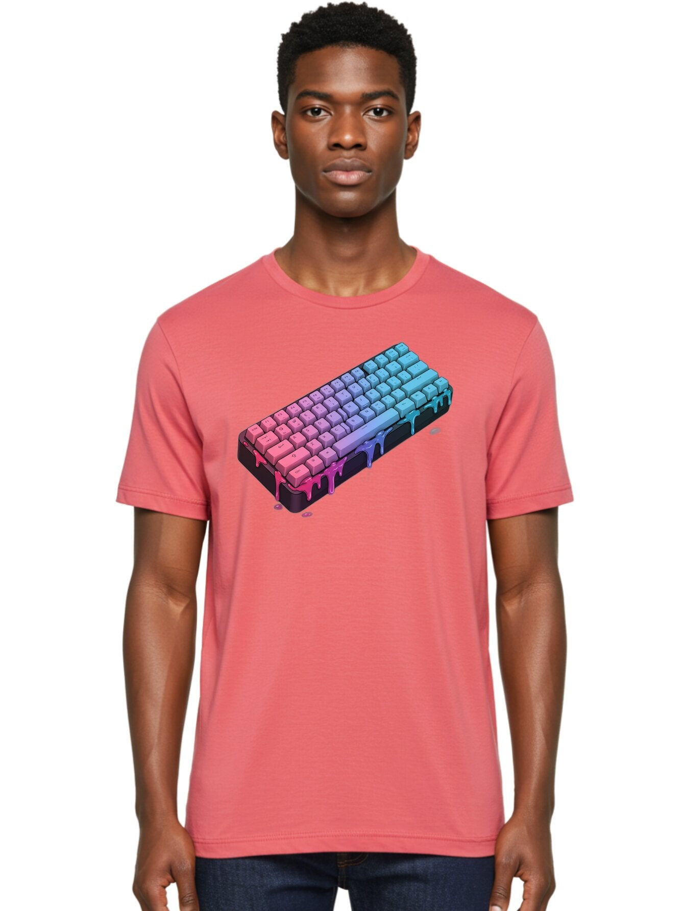 Rainbow-Keyboard Men'S Graphic Tee, 100% Cotton, Comfortable Casual Summer Wear, Machine Washable, Vintage Camera, Old Camera, Antique Camera, Black Camera, Classic Photography, Photography Equipment, Nostalgic Device, Film Camera, Camera Art Bag001 25
