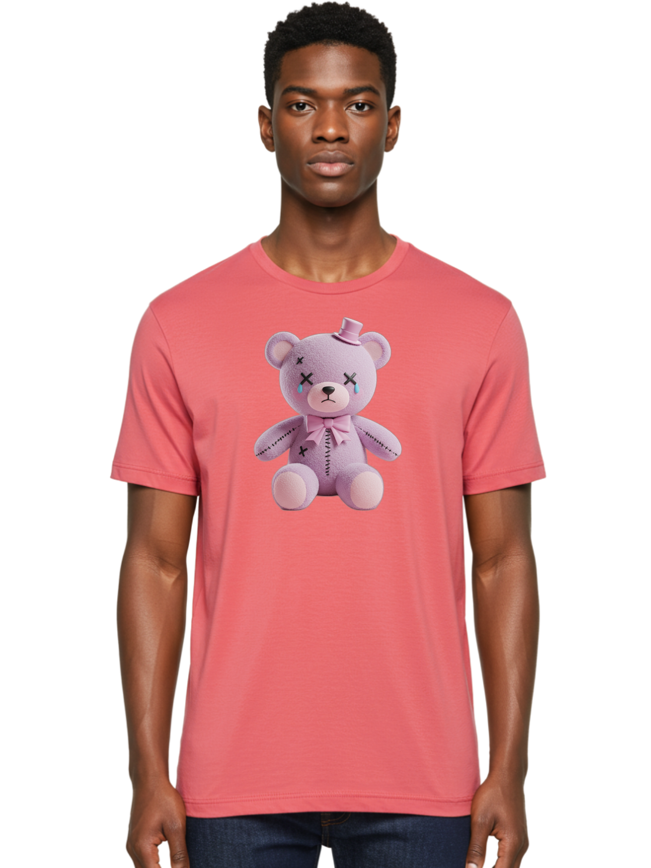 Sad-Teddy Men'S Graphic Tee, 100% Cotton, Comfortable Casual Summer Wear, Machine Washable, Vintage Camera, Old Camera, Antique Camera, Black Camera, Classic Photography, Photography Equipment, Nostalgic Device, Film Camera, Camera Art Bag007 29