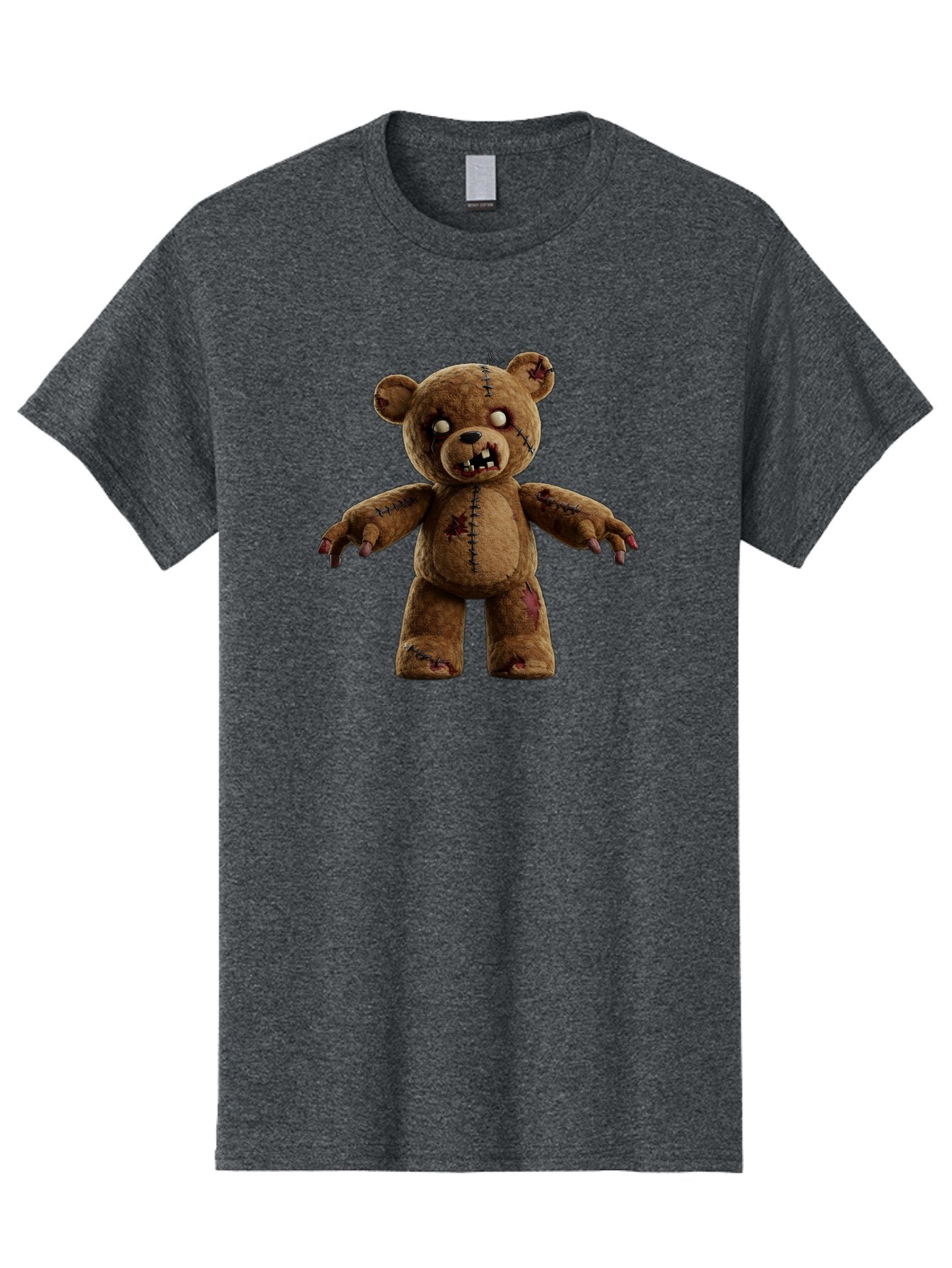 Scary-Teddy-Bear Men'S Graphic Tee, 100% Cotton, Comfortable Casual Summer Wear, Machine Washable, Vintage Camera, Old Camera, Antique Camera, Black Camera, Classic Photography, Photography Equipment, Nostalgic Device, Film Camera, Camera Art Bag008 15