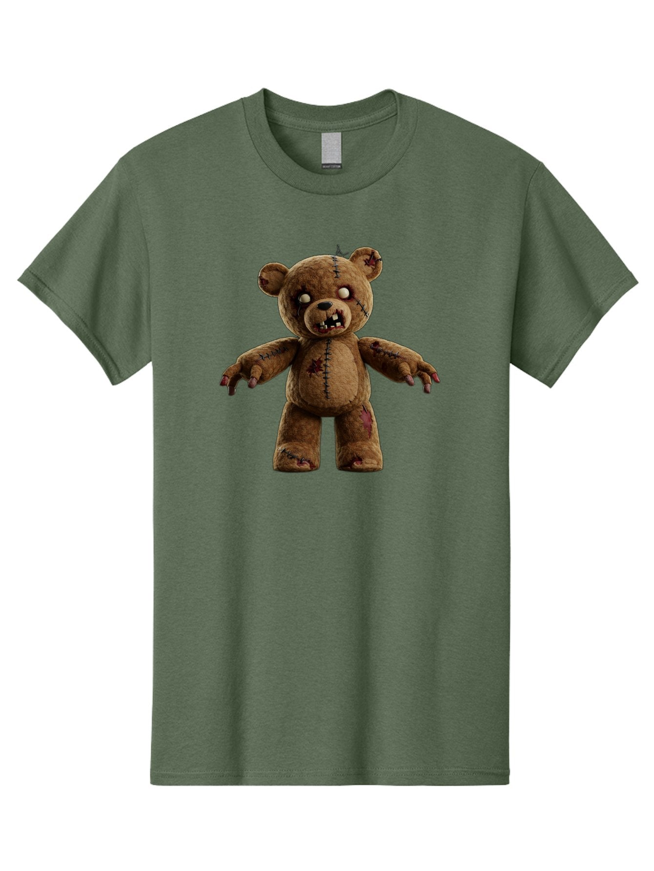 Scary-Teddy-Bear Men'S Graphic Tee, 100% Cotton, Comfortable Casual Summer Wear, Machine Washable, Vintage Camera, Old Camera, Antique Camera, Black Camera, Classic Photography, Photography Equipment, Nostalgic Device, Film Camera, Camera Art Bag008 5