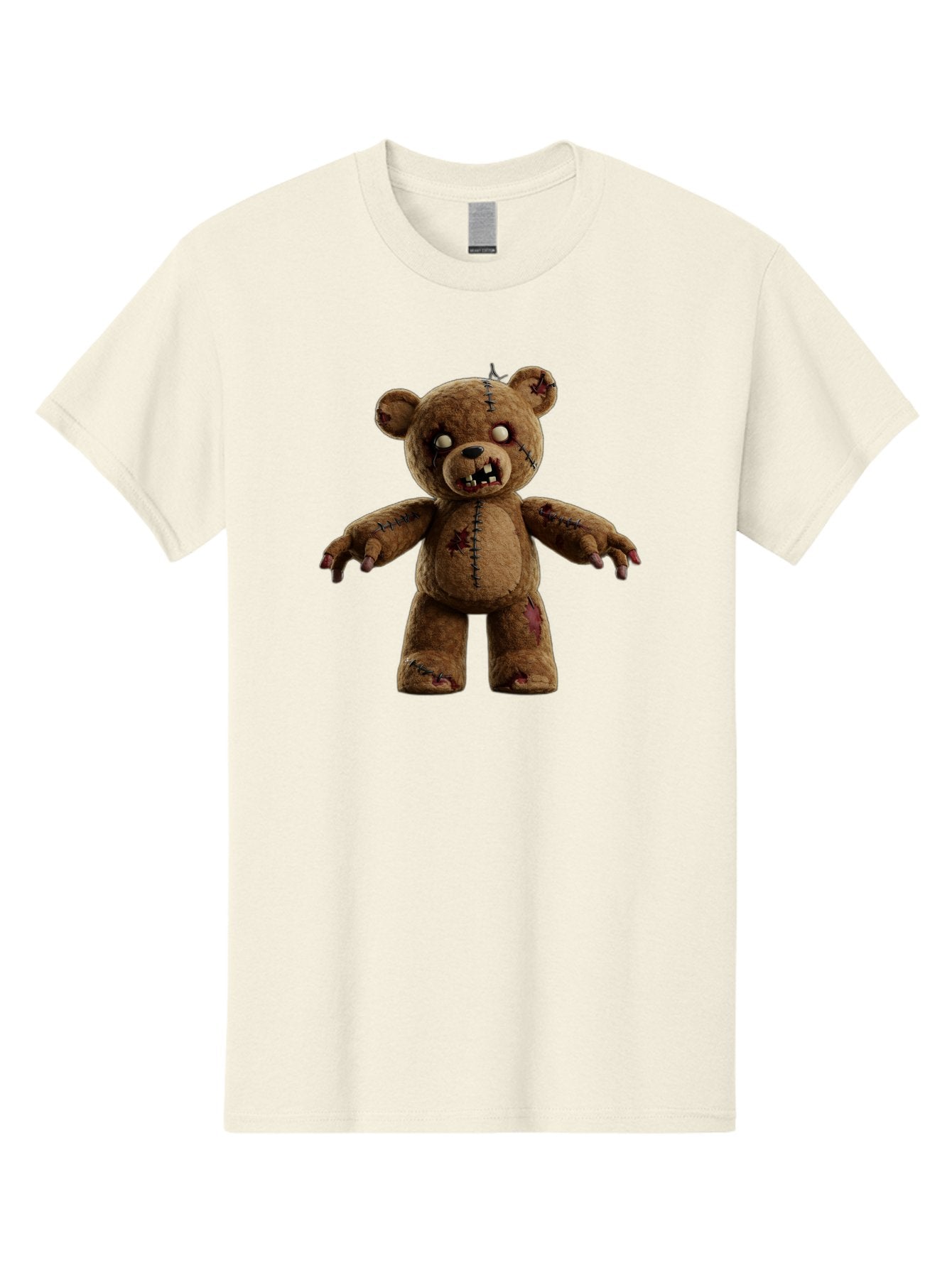 Scary-Teddy-Bear Men'S Graphic Tee, 100% Cotton, Comfortable Casual Summer Wear, Machine Washable, Vintage Camera, Old Camera, Antique Camera, Black Camera, Classic Photography, Photography Equipment, Nostalgic Device, Film Camera, Camera Art Bag008