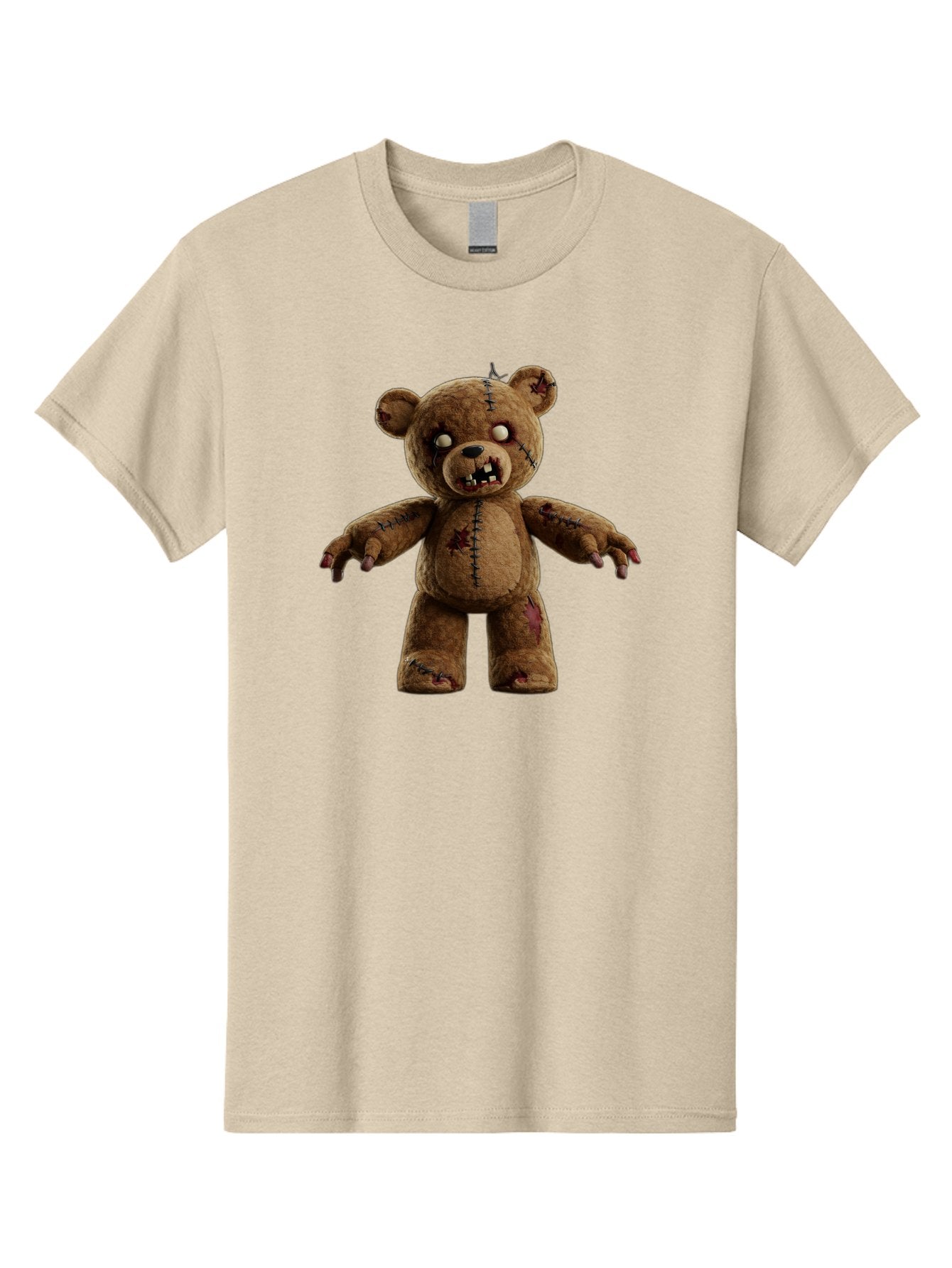 Scary-Teddy-Bear Men'S Graphic Tee, 100% Cotton, Comfortable Casual Summer Wear, Machine Washable, Vintage Camera, Old Camera, Antique Camera, Black Camera, Classic Photography, Photography Equipment, Nostalgic Device, Film Camera, Camera Art Bag008 13