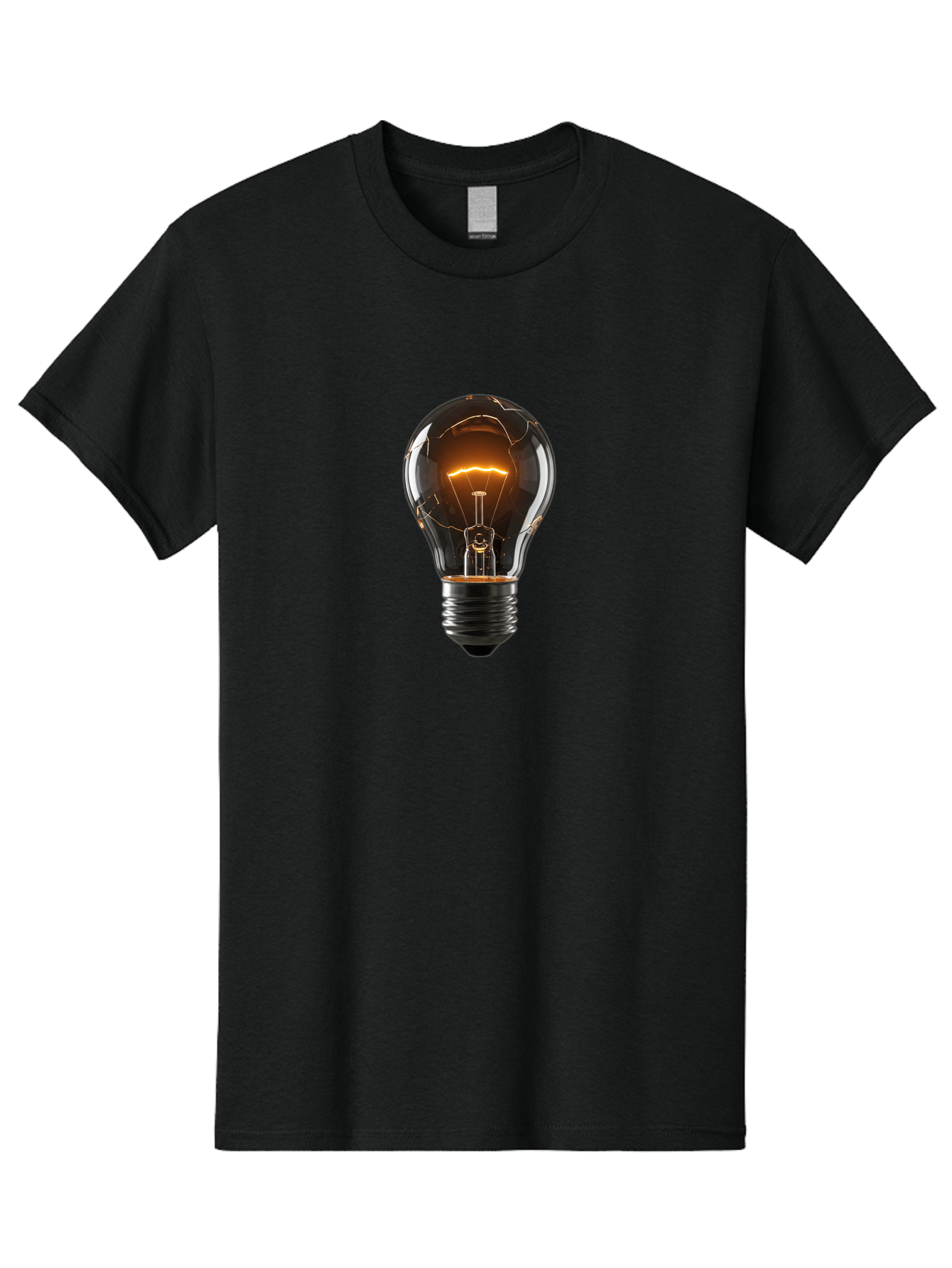 Shattered-Light-Bulb Men'S Graphic Tee, 100% Cotton, Comfortable Casual Summer Wear, Machine Washable, Vintage Camera, Old Camera, Antique Camera, Black Camera, Classic Photography, Photography Equipment, Nostalgic Device, Film Camera, Bag011 6