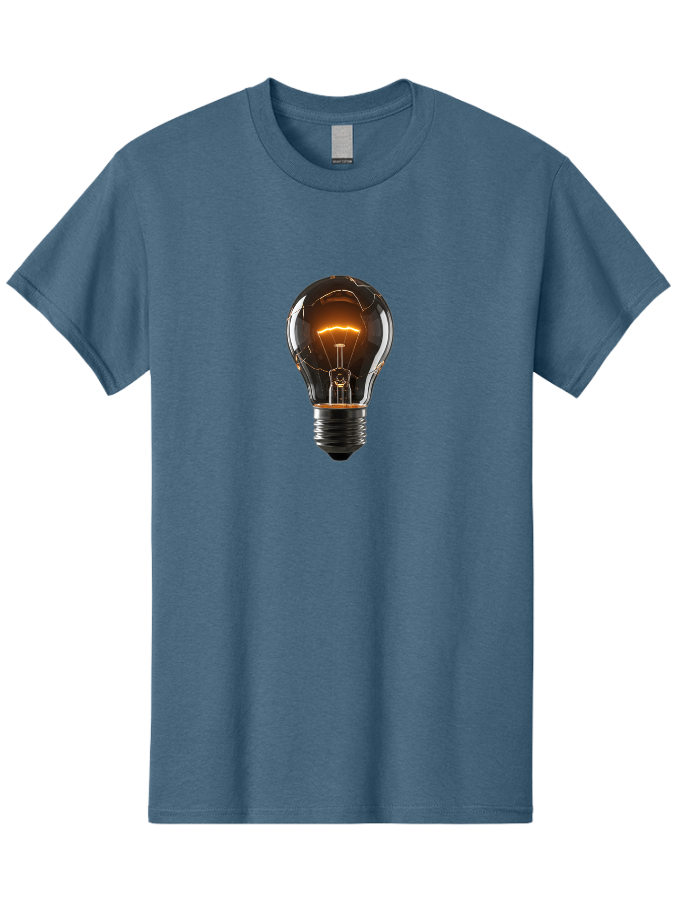 Shattered-Light-Bulb Men'S Graphic Tee, 100% Cotton, Comfortable Casual Summer Wear, Machine Washable, Vintage Camera, Old Camera, Antique Camera, Black Camera, Classic Photography, Photography Equipment, Nostalgic Device, Film Camera, Bag011 15