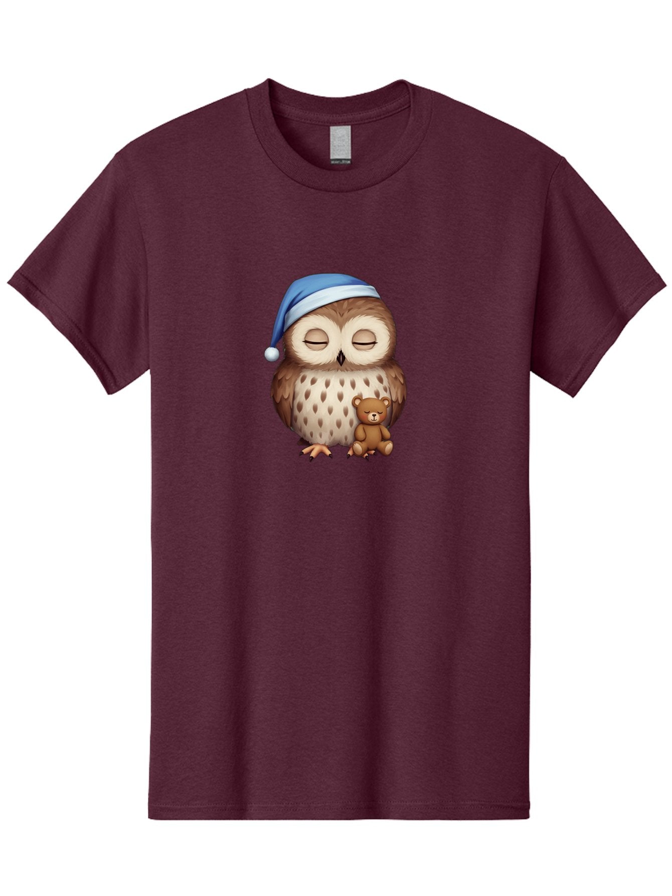 Sleeping-Owl-With-Teddy Men'S Graphic Tee, 100% Cotton, Comfortable Casual Summer Wear, Machine Washable, Vintage Camera, Old Camera, Antique Camera, Black Camera, Classic Photography, Photography Equipment, Nostalgic Device, Film Camera, Bag013 5