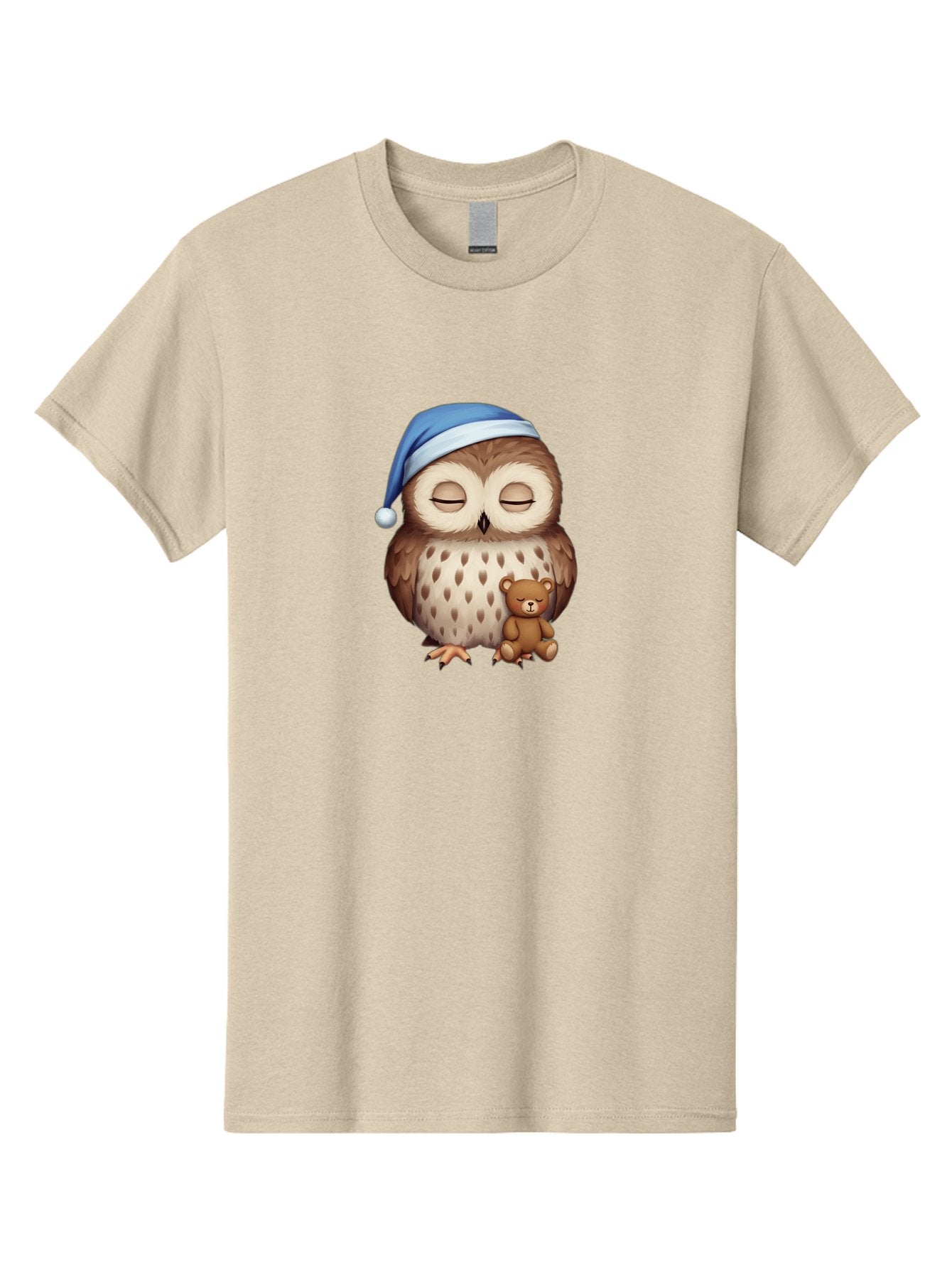 Sleeping-Owl-With-Teddy Men'S Graphic Tee, 100% Cotton, Comfortable Casual Summer Wear, Machine Washable, Vintage Camera, Old Camera, Antique Camera, Black Camera, Classic Photography, Photography Equipment, Nostalgic Device, Film Camera, Bag013 4