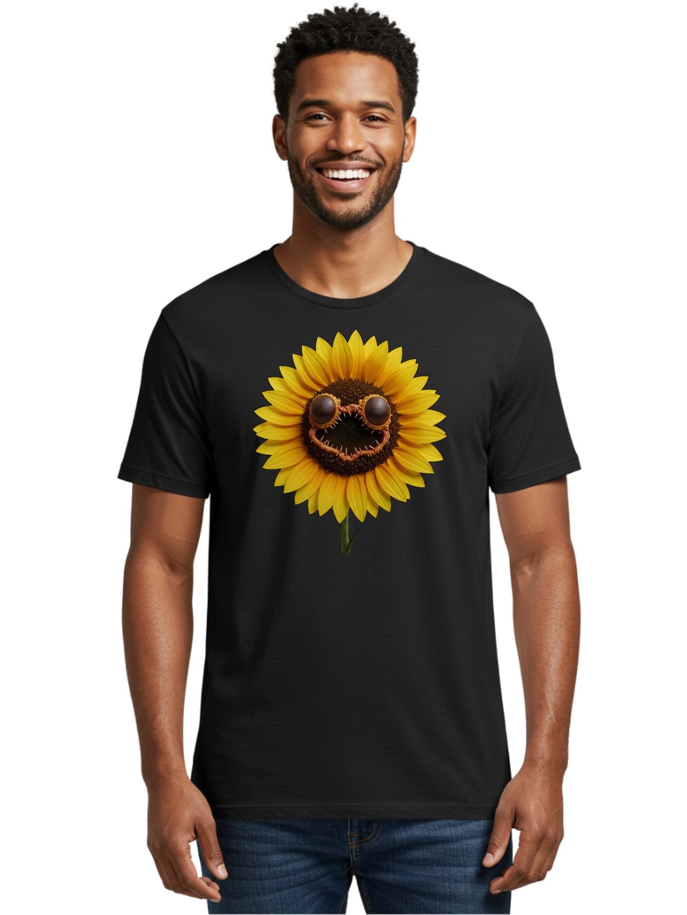 Smiling-Sunflower Men'S Graphic Tee, 100% Cotton, Comfortable Casual Summer Wear, Machine Washable, Vintage Camera, Old Camera, Antique Camera, Black Camera, Classic Photography, Photography Equipment, Nostalgic Device, Film Camera, Camera Art Bag014 22