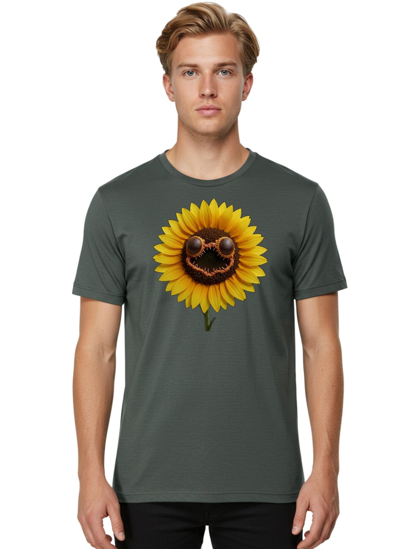 Smiling-Sunflower Men'S Graphic Tee, 100% Cotton, Comfortable Casual Summer Wear, Machine Washable, Vintage Camera, Old Camera, Antique Camera, Black Camera, Classic Photography, Photography Equipment, Nostalgic Device, Film Camera, Camera Art Bag014 18