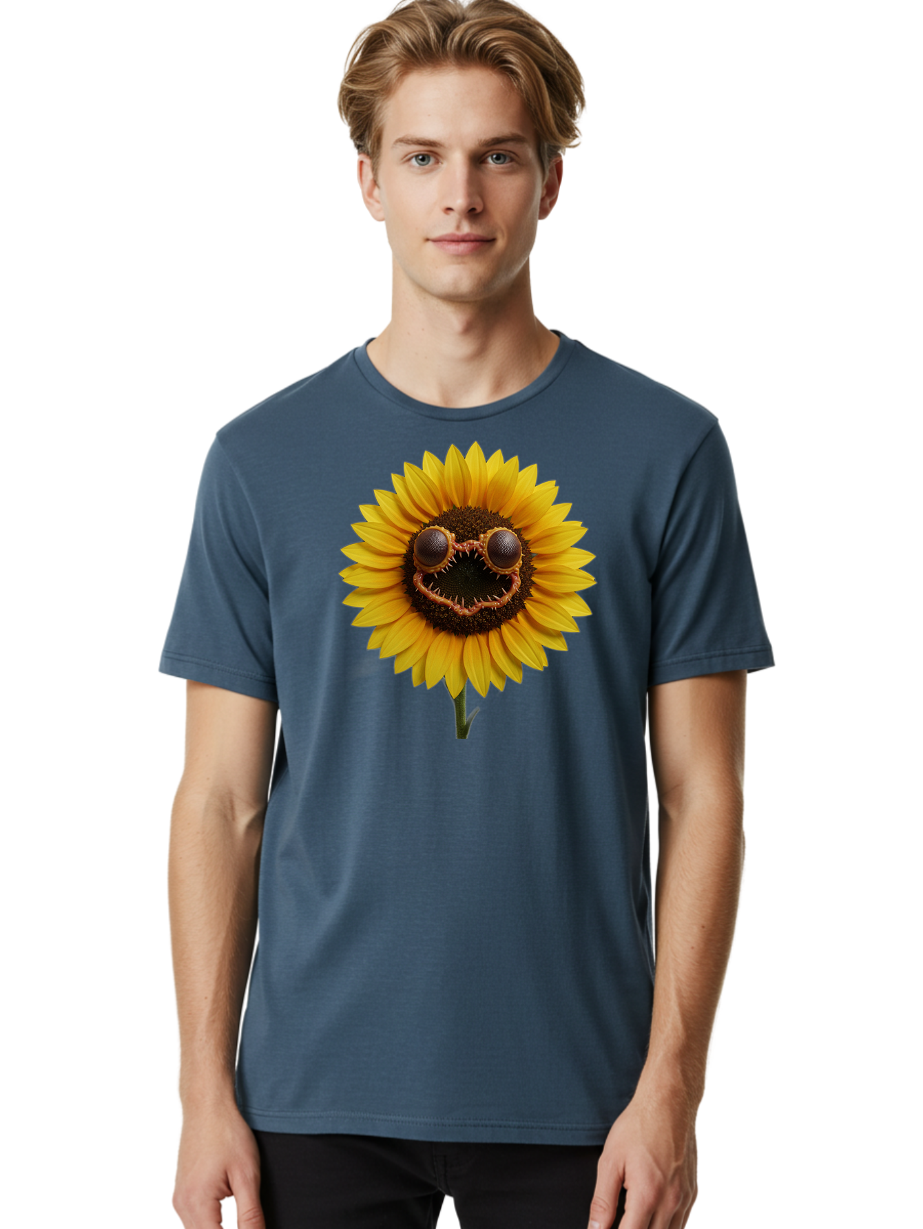 Smiling-Sunflower Men'S Graphic Tee, 100% Cotton, Comfortable Casual Summer Wear, Machine Washable, Vintage Camera, Old Camera, Antique Camera, Black Camera, Classic Photography, Photography Equipment, Nostalgic Device, Film Camera, Camera Art Bag014 20